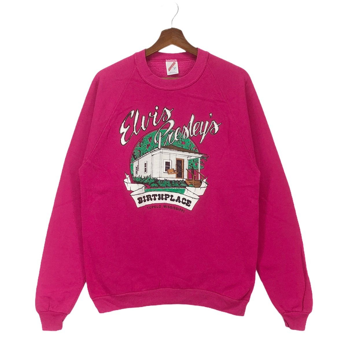 Band Tees × Vintage Vintage Elvis Presley Birthplace Sweater Size US L / EU 52-54 / 3 - 1 Thumbnail