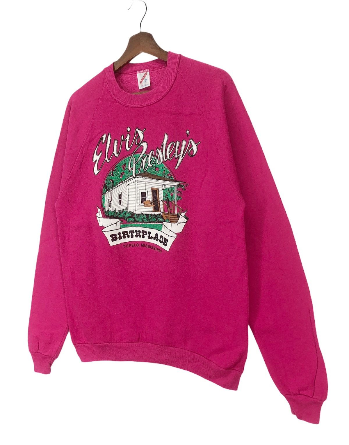 Band Tees × Vintage Vintage Elvis Presley Birthplace Sweater Size US L / EU 52-54 / 3 - 2 Thumbnail