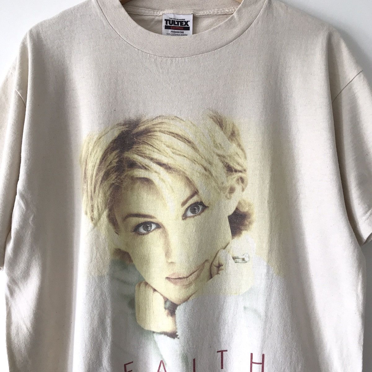 Band Tees × Tultex × Vintage Faith Hill Vintage 1998 Country Singer Tour Tee L Size US L / EU 52-54 / 3 - 3 Thumbnail