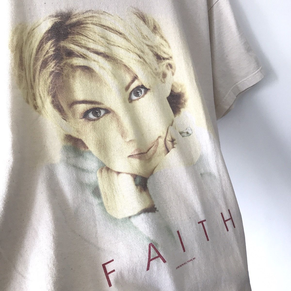 Band Tees × Tultex × Vintage Faith Hill Vintage 1998 Country Singer Tour Tee L Size US L / EU 52-54 / 3 - 4 Thumbnail