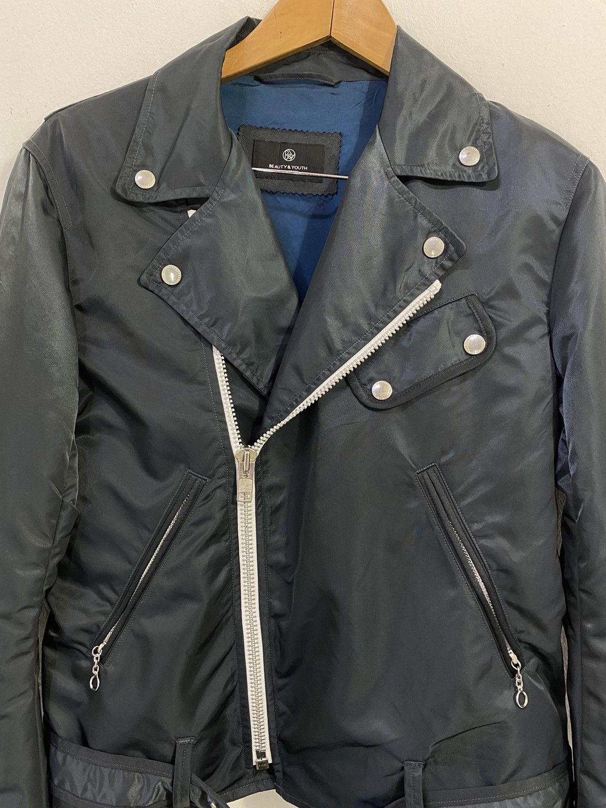 Japanese Brand × United Arrows Beauty and Youth United Arrows Double Collar Punk Jacket Size US M / EU 48-50 / 2 - 3 Thumbnail