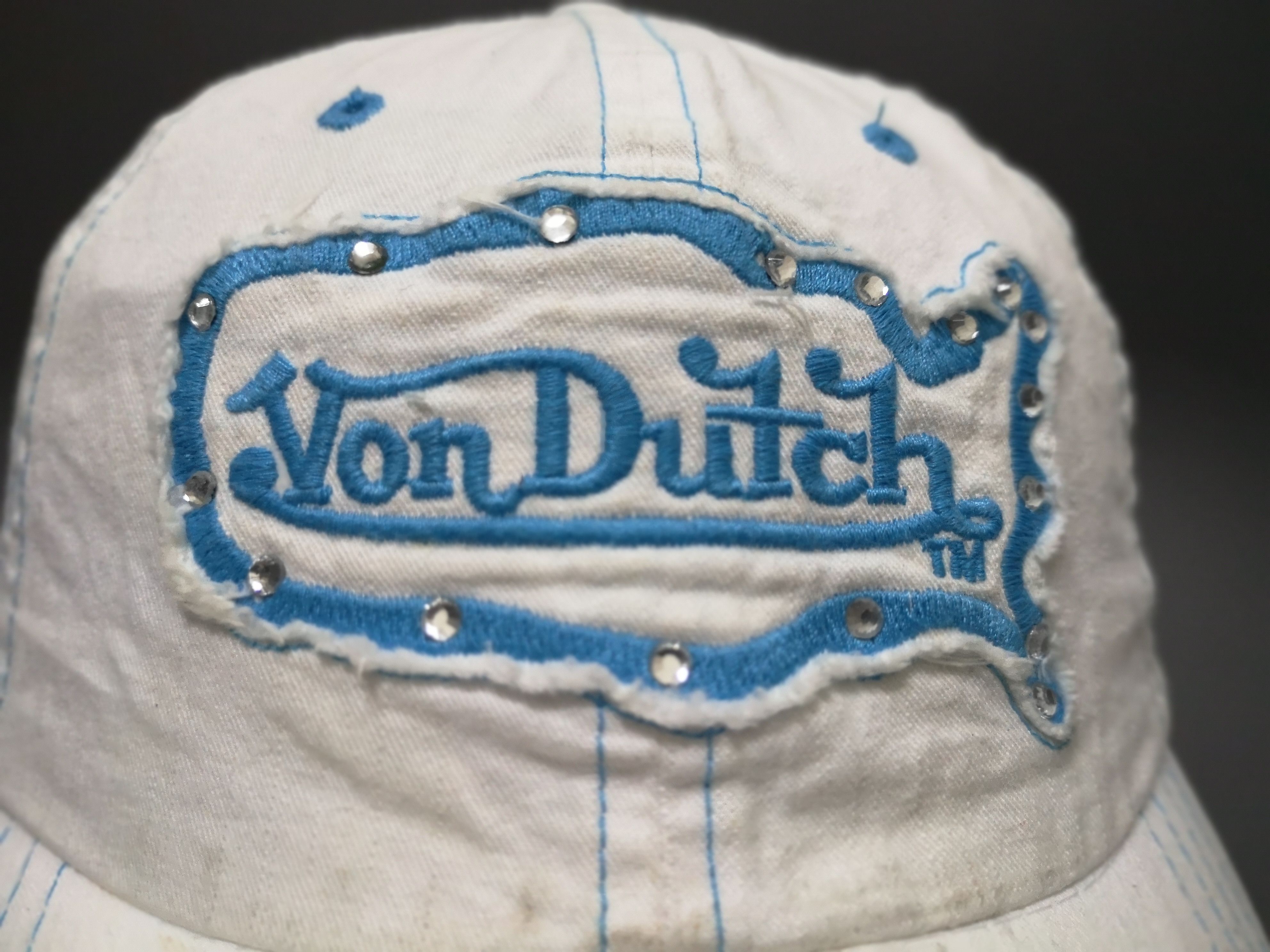 Vintage × Von Dutch VINTAGE DISTRESSED LIMITED EDITION VON DUTCH STRAPBACK Size ONE SIZE - 3 Thumbnail