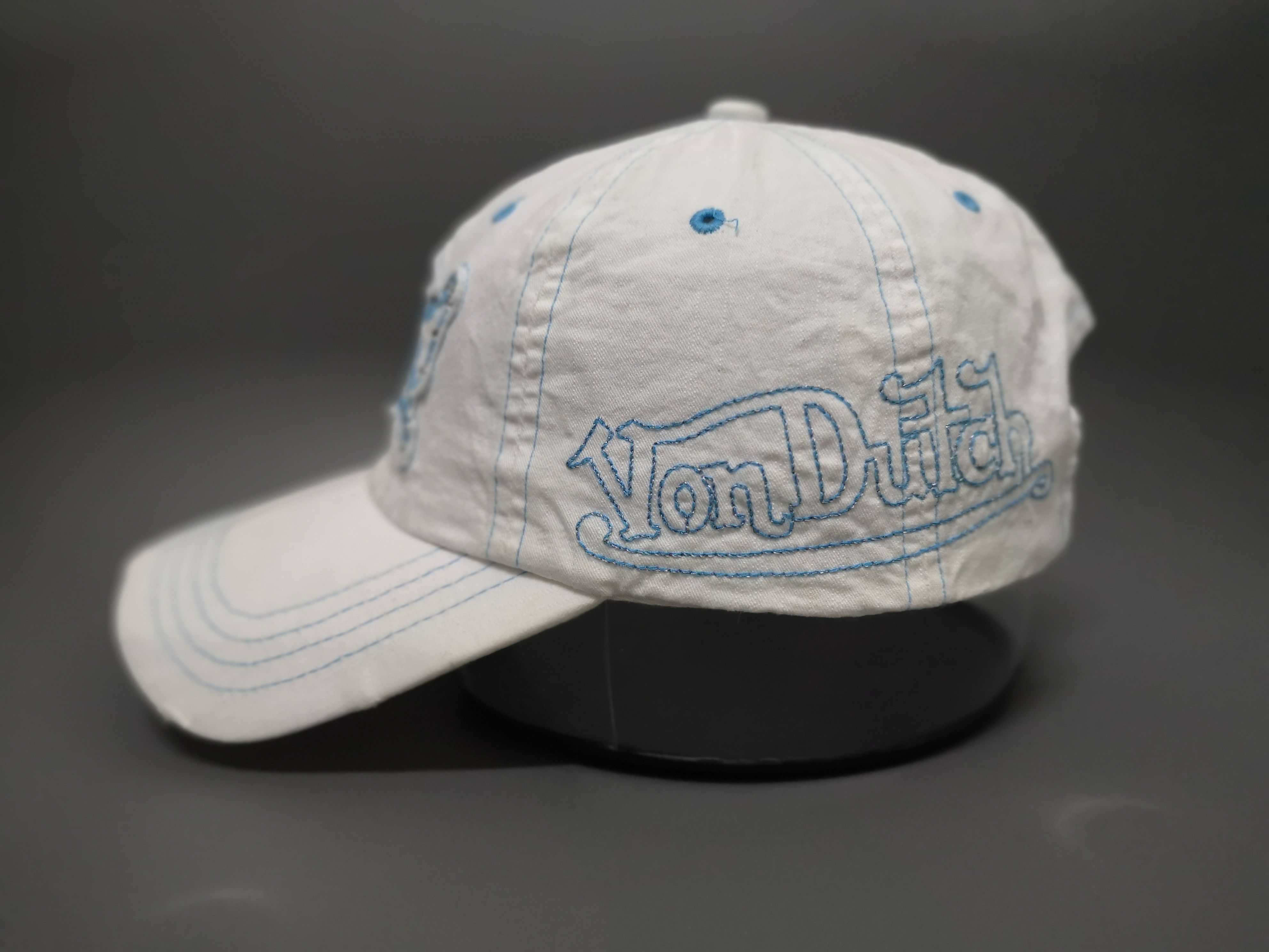Vintage × Von Dutch VINTAGE DISTRESSED LIMITED EDITION VON DUTCH STRAPBACK Size ONE SIZE - 8 Thumbnail
