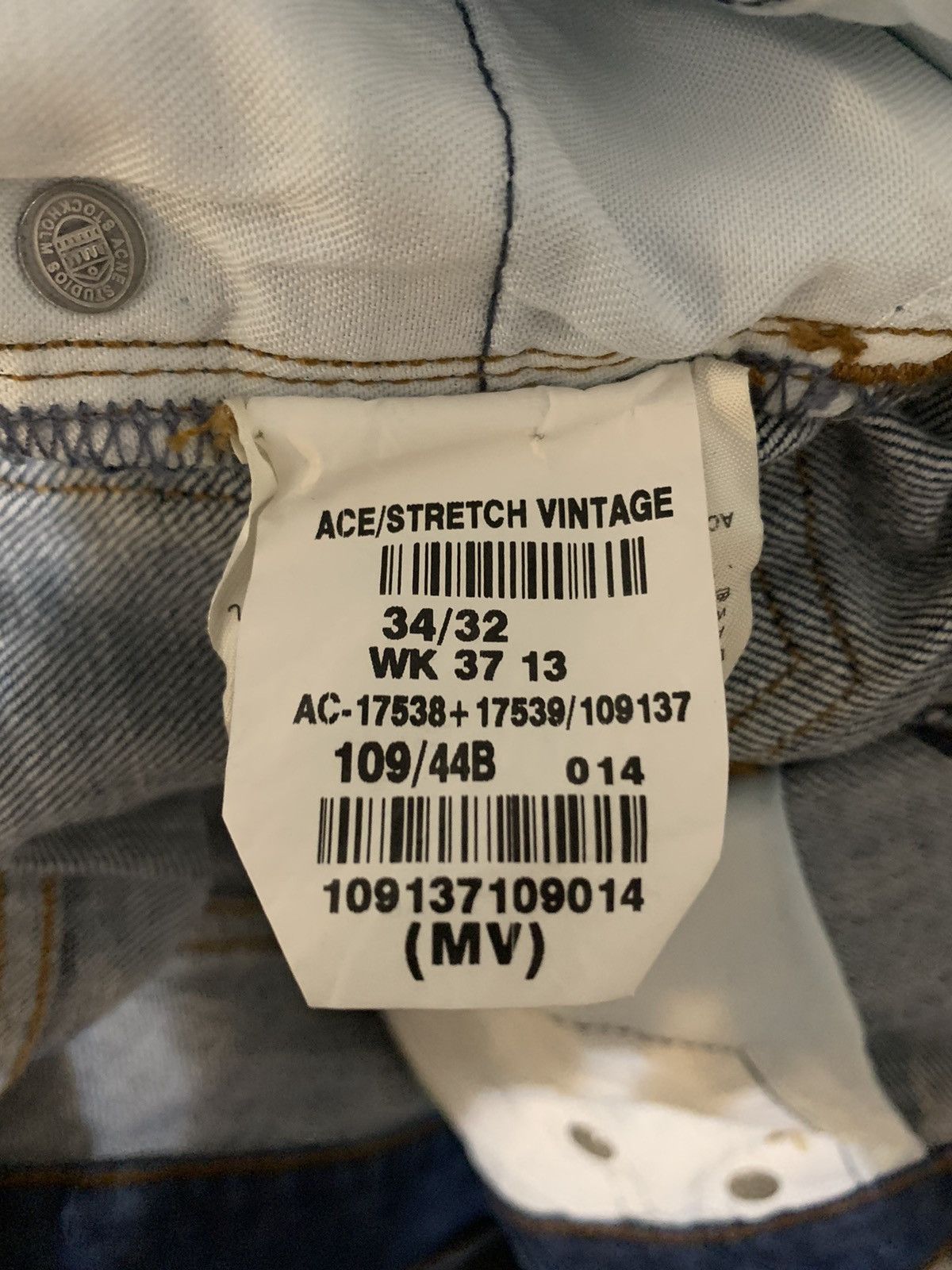 Acne Studios Acne Studios Ace Stretch Vintage Jeans Size US 34 / EU 50 - 7 Thumbnail