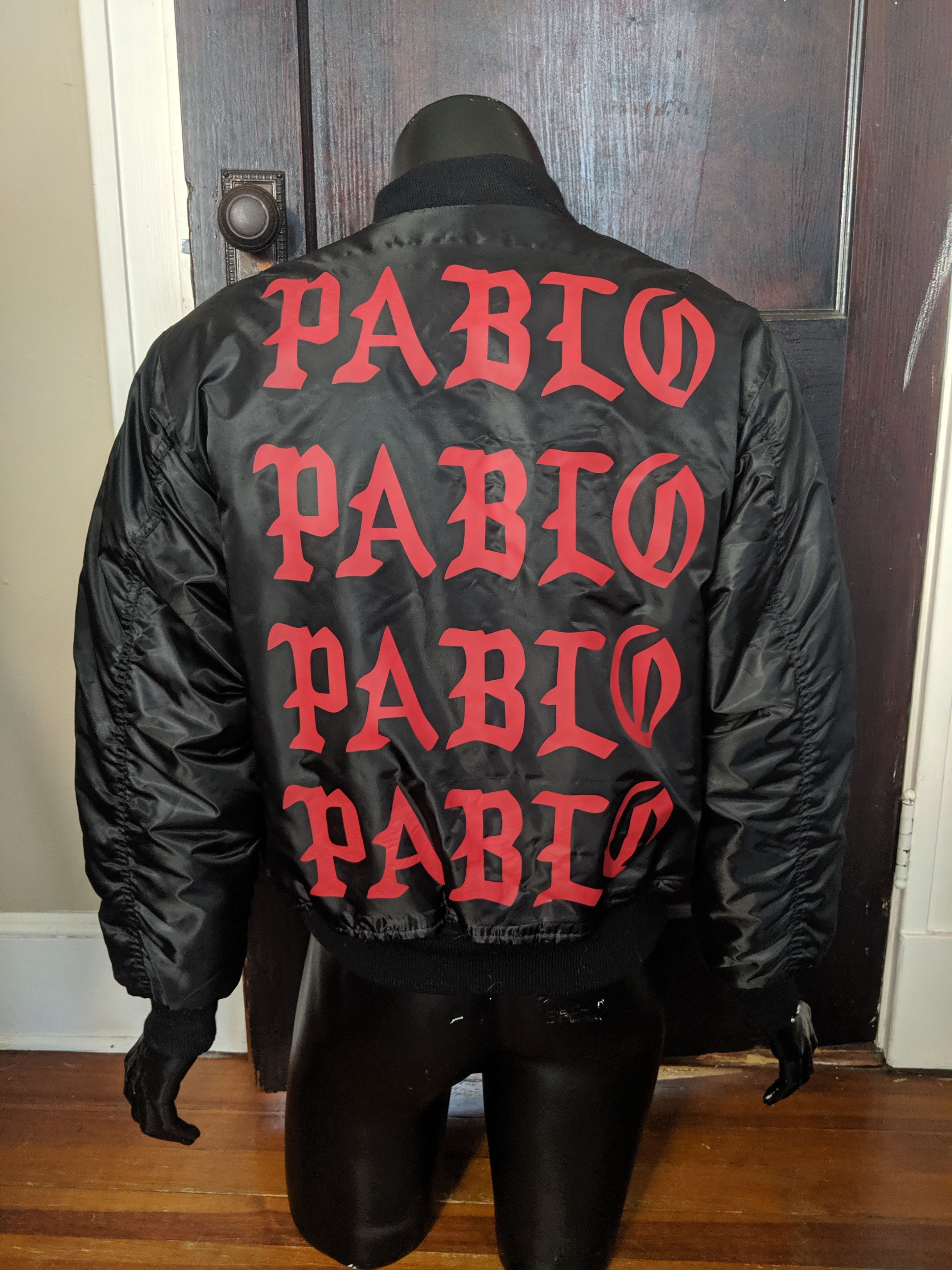 Kanye West The Life Of Pablo Burgundy Bomber Jacket