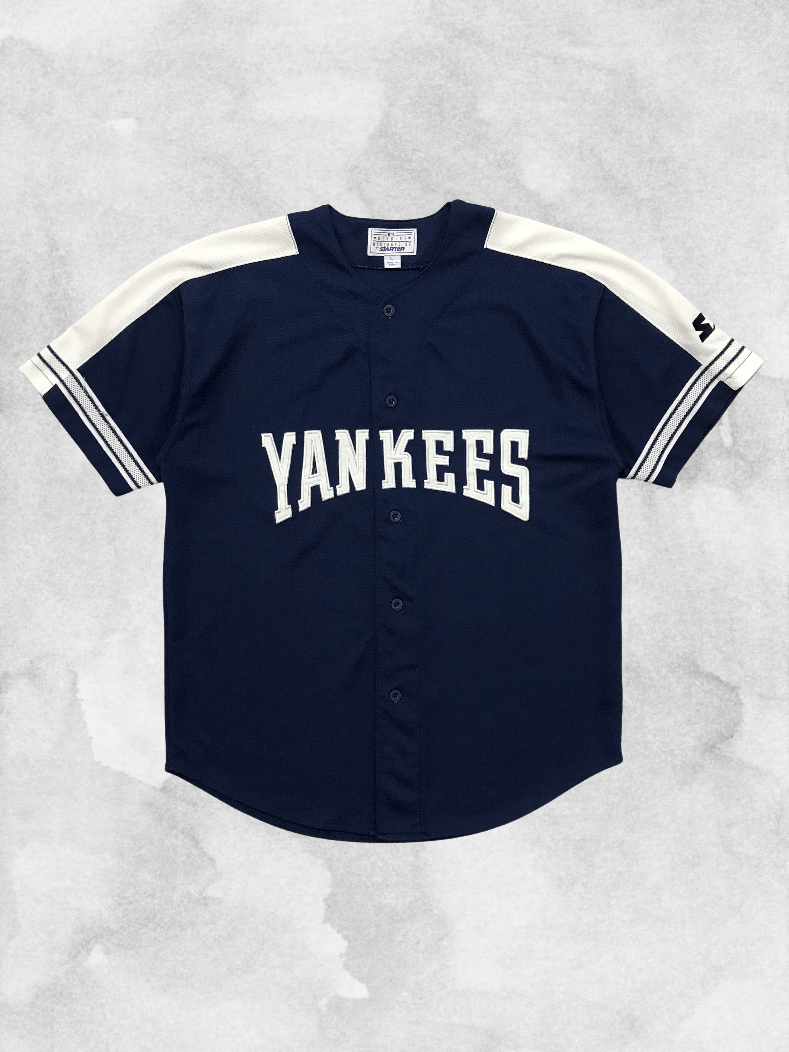 New York Yankees NEW YORK YANKEES Vintage STARTER Button Jersey MLB 90s ...