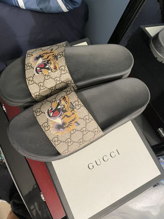 Gucci Gucci Slides ‘Tiger’ Grailed