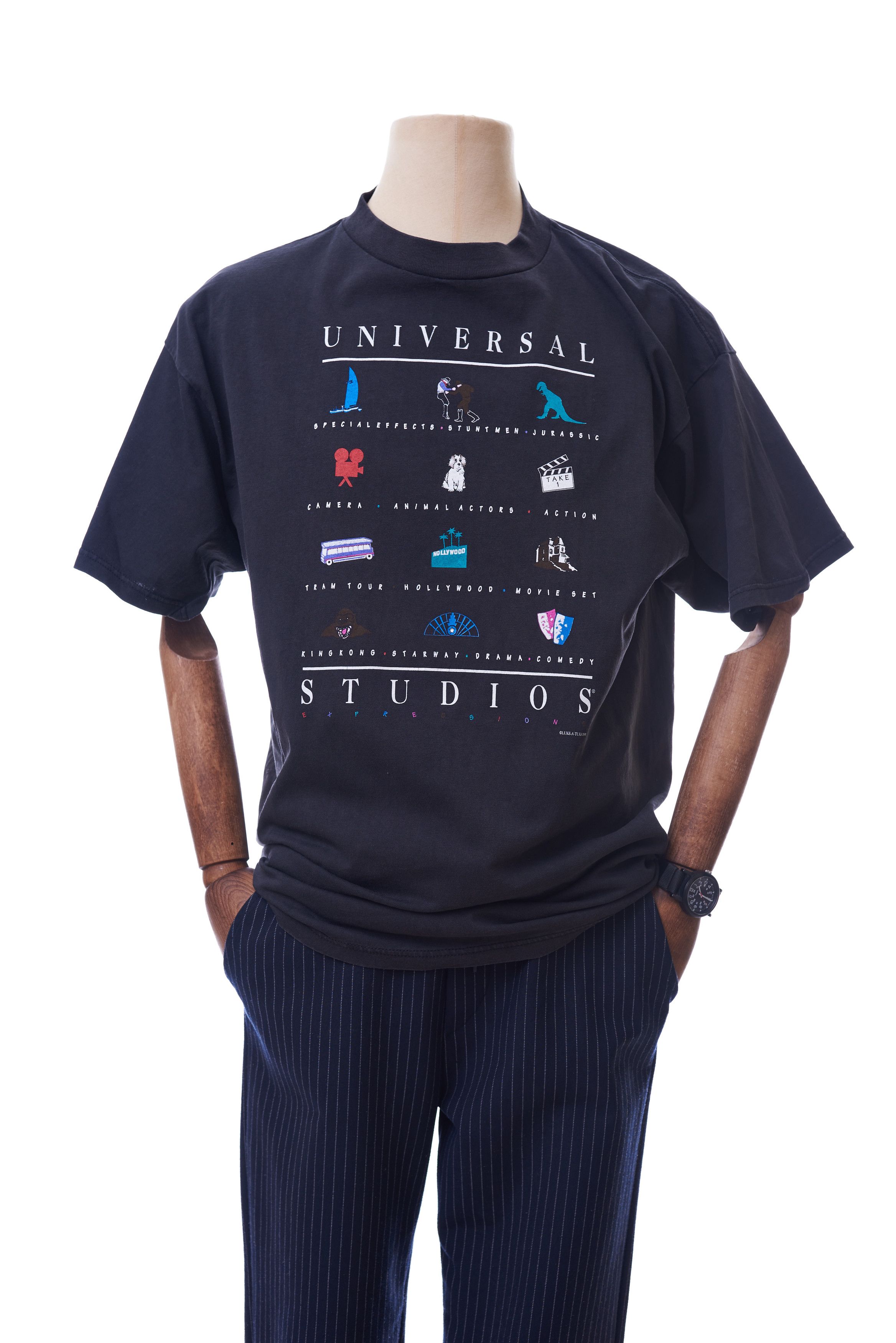 Vintage 1995 XL Universal Studios Expressions T Shirt