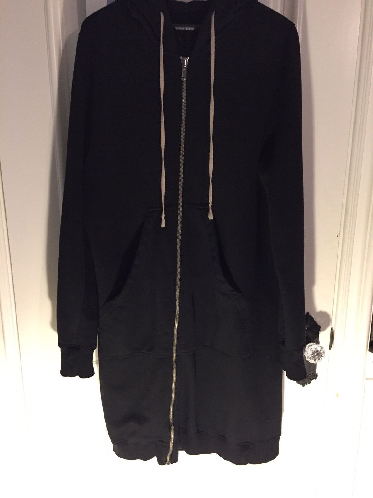 Rick Owens Drkshdw Rick Owens Drkshdw Jason long Extended Hoodie Black Grailed