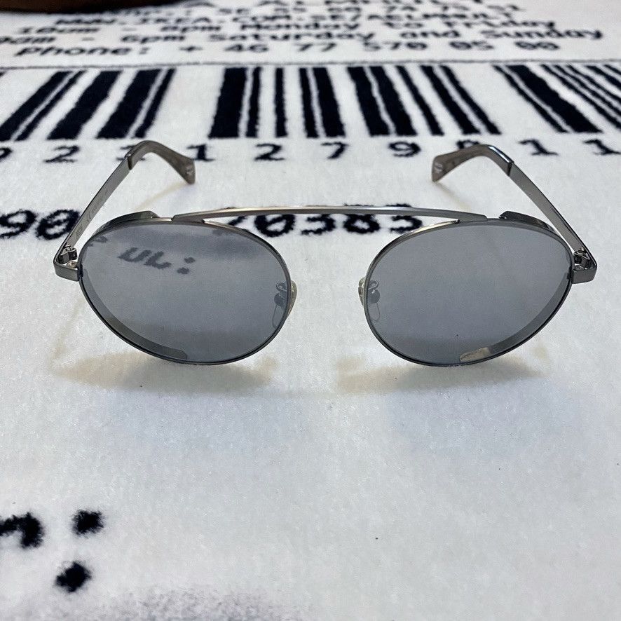 MCM MCM Round Silver Mirror Lens Sunglasses Size ONE SIZE - 1 Thumbnail