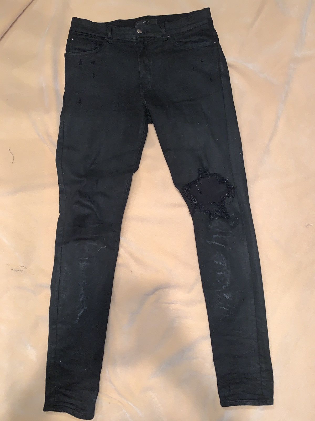 Amiri Amiri ripped black jeans Size US 36 / EU 52 - 1 Thumbnail