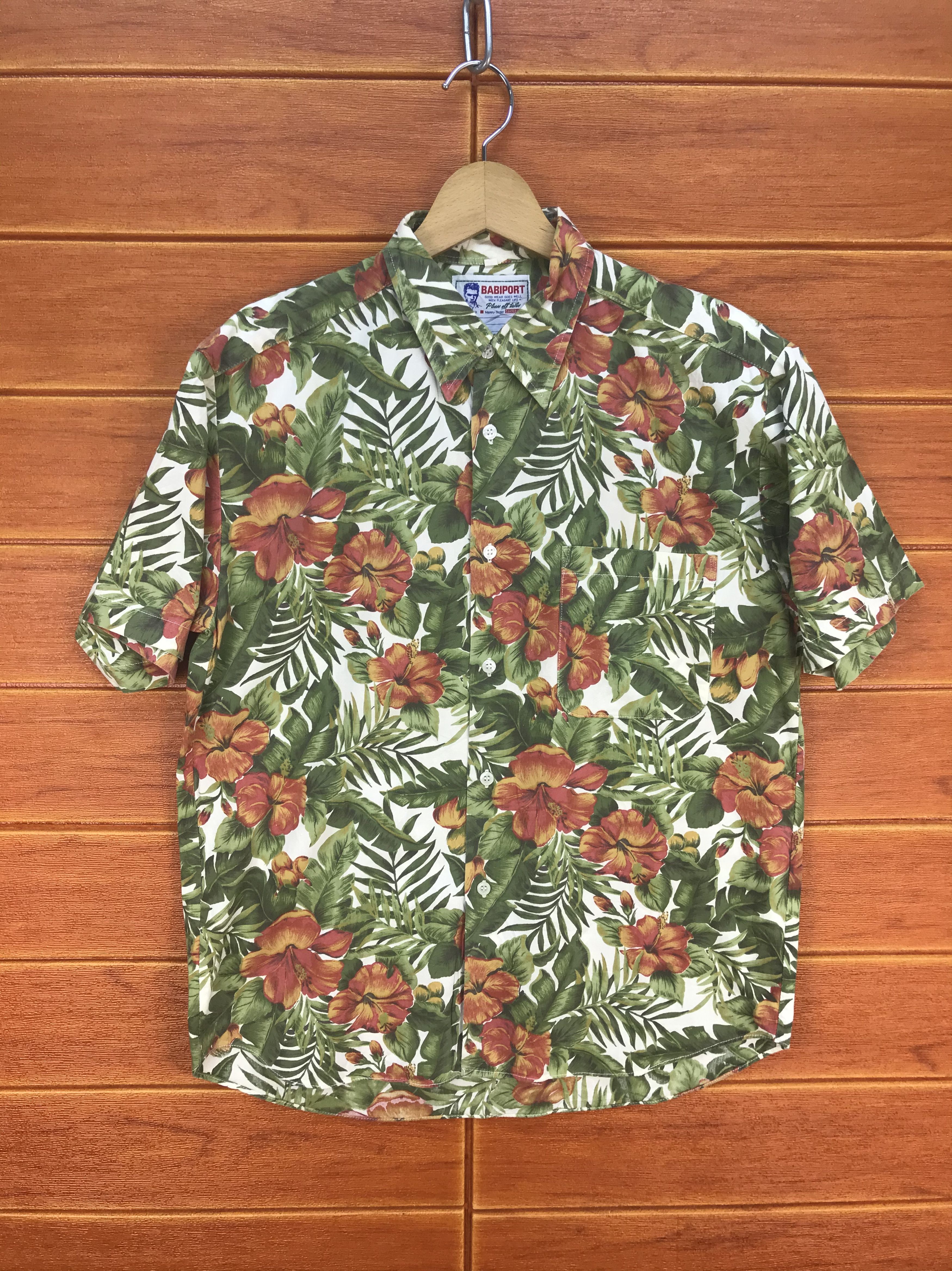 Japanese Brand Japanese Hawaiian Babiport Made In Japan Aloha Shirt Size US M / EU 48-50 / 2 - 1 Thumbnail