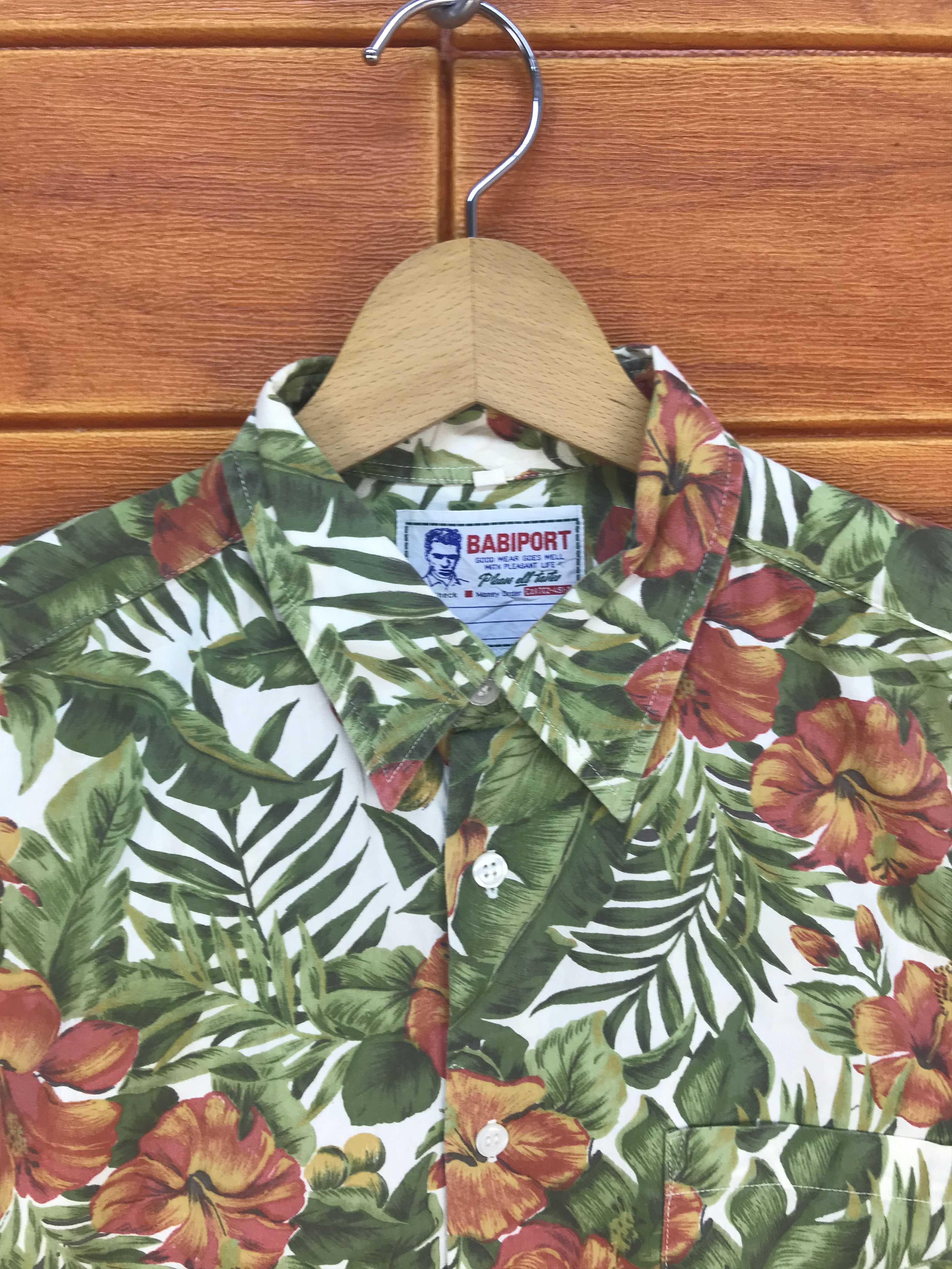 Japanese Brand Japanese Hawaiian Babiport Made In Japan Aloha Shirt Size US M / EU 48-50 / 2 - 5 Thumbnail