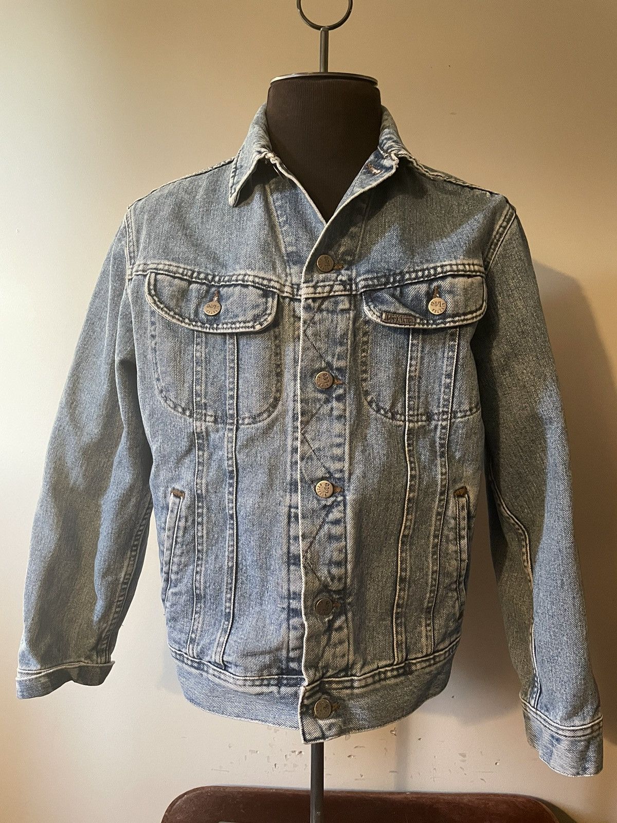 Lee × Streetwear × Vintage Vintage Lee Riveted Jean Jacket | Grailed