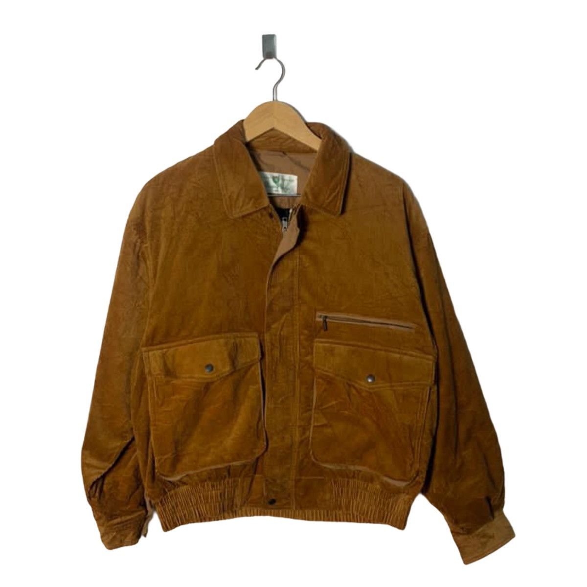 Vintage Vintage Dino Passy Suede Zipper Jacket Chore Hunting Style ...