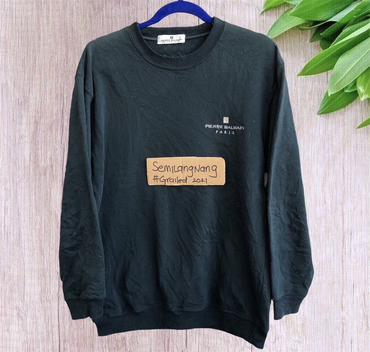Pierre Balmain Vintage Pierre Balmain Sweatshirt Size US L / EU 52-54 / 3 - 1 Thumbnail
