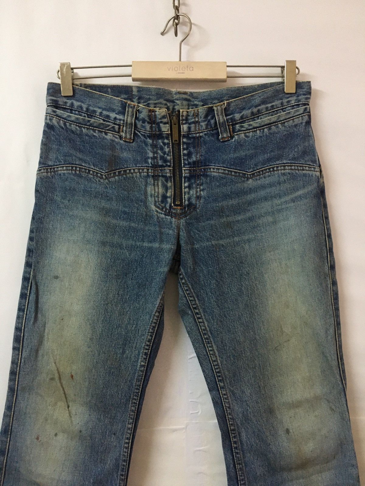 Hysteric Glamour Kinky Hysteric glamour blue jeans shabby Size US 29 - 5 Thumbnail
