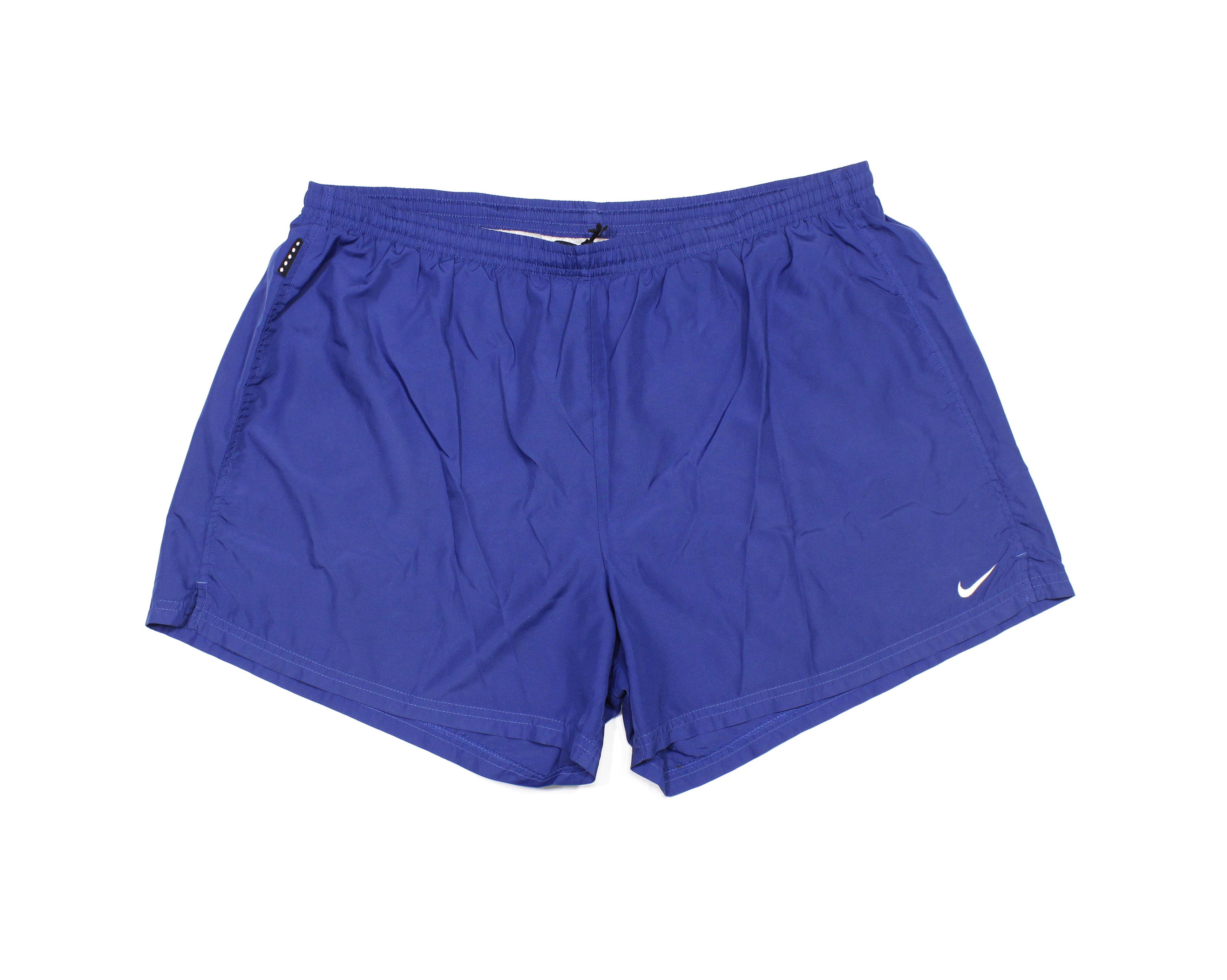 Nike 90S Swoosh Logo Nylon Swim Shorts XL Size Size US 36 / EU 52 - 1 Thumbnail