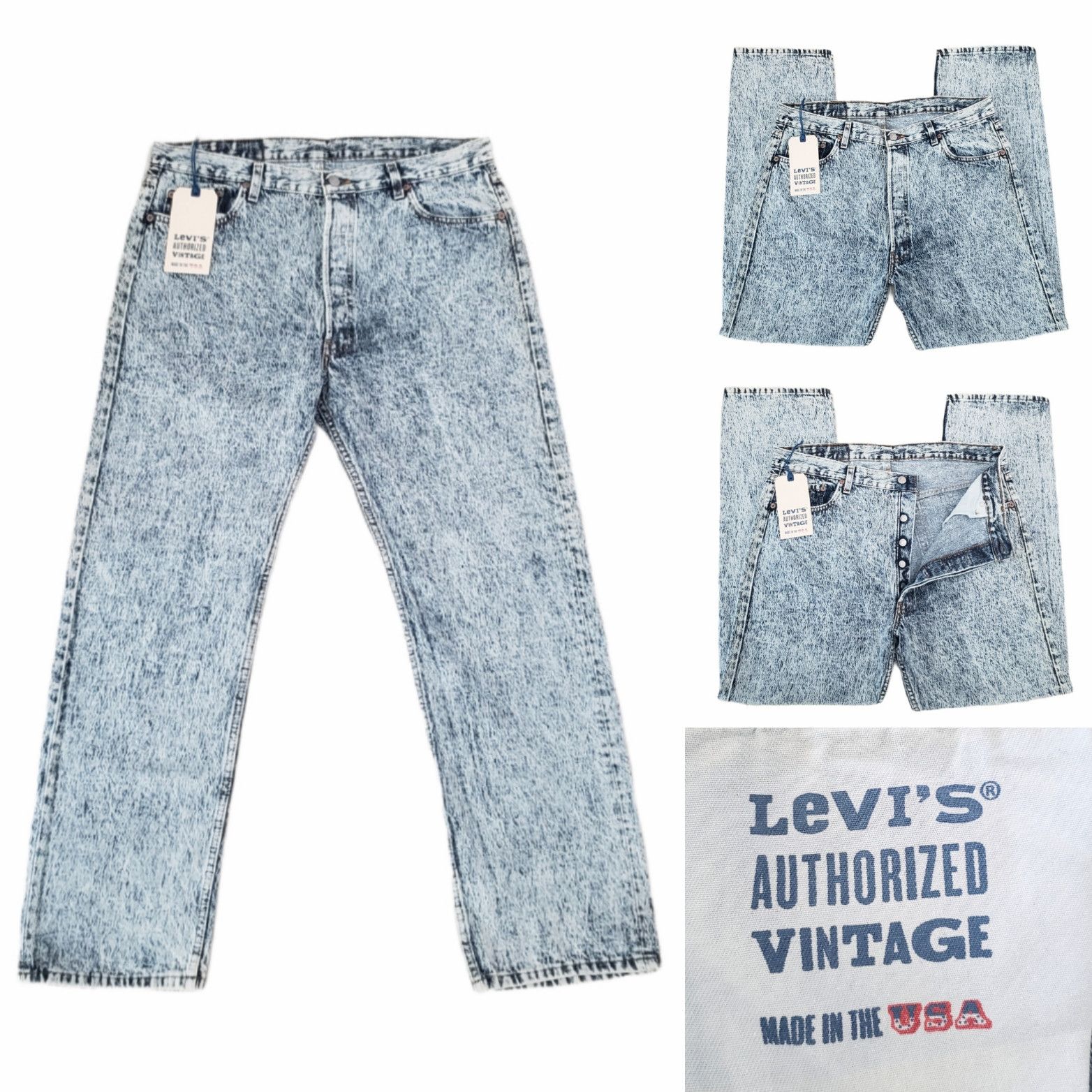 VTG Levi's Authorized Vintage 501 XX LVC USA Made Jeans 38