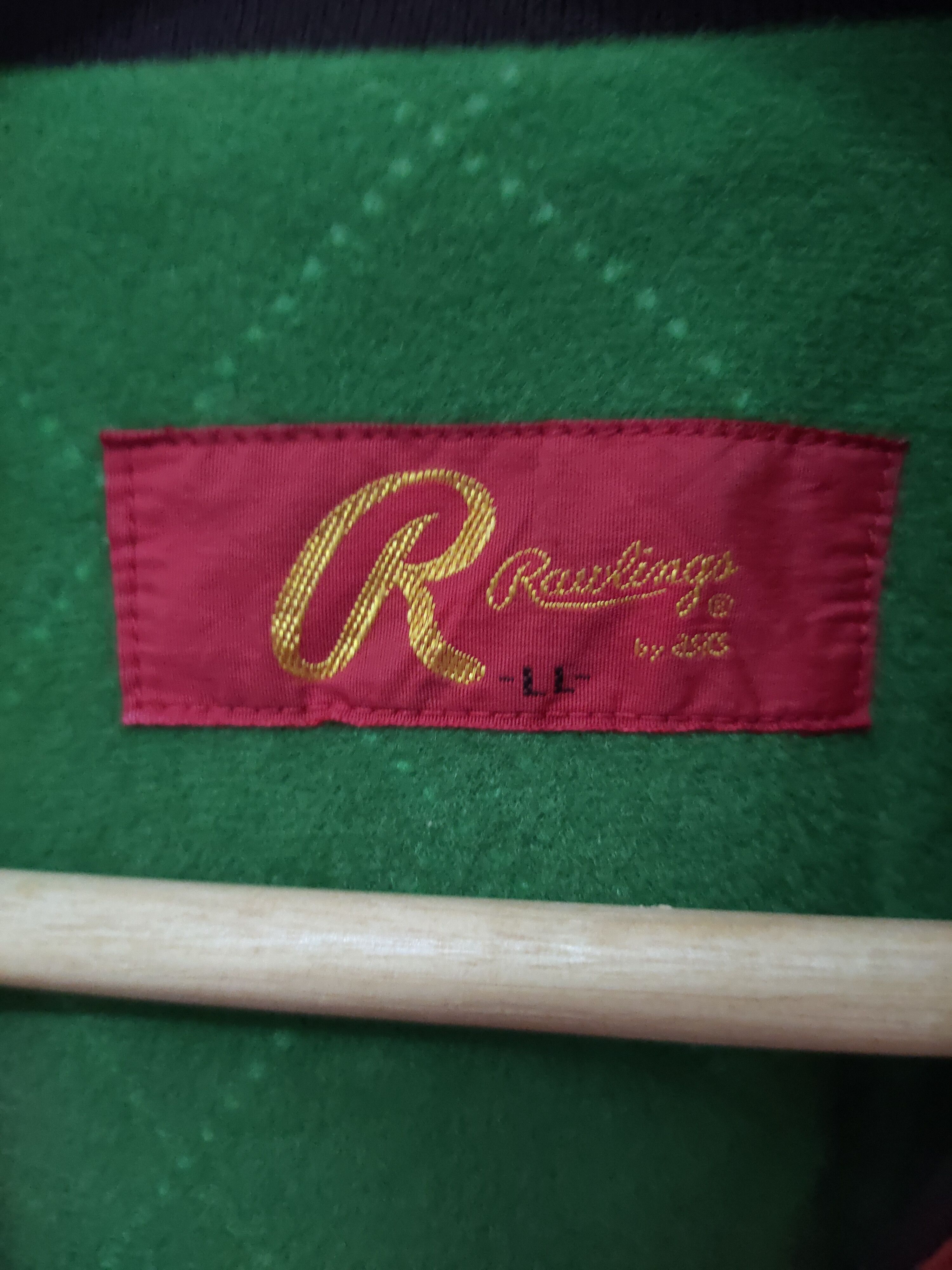 Asics Rawlings daiei hawks varsity jacket snap button vintage Size US XL / EU 56 / 4 - 7 Thumbnail