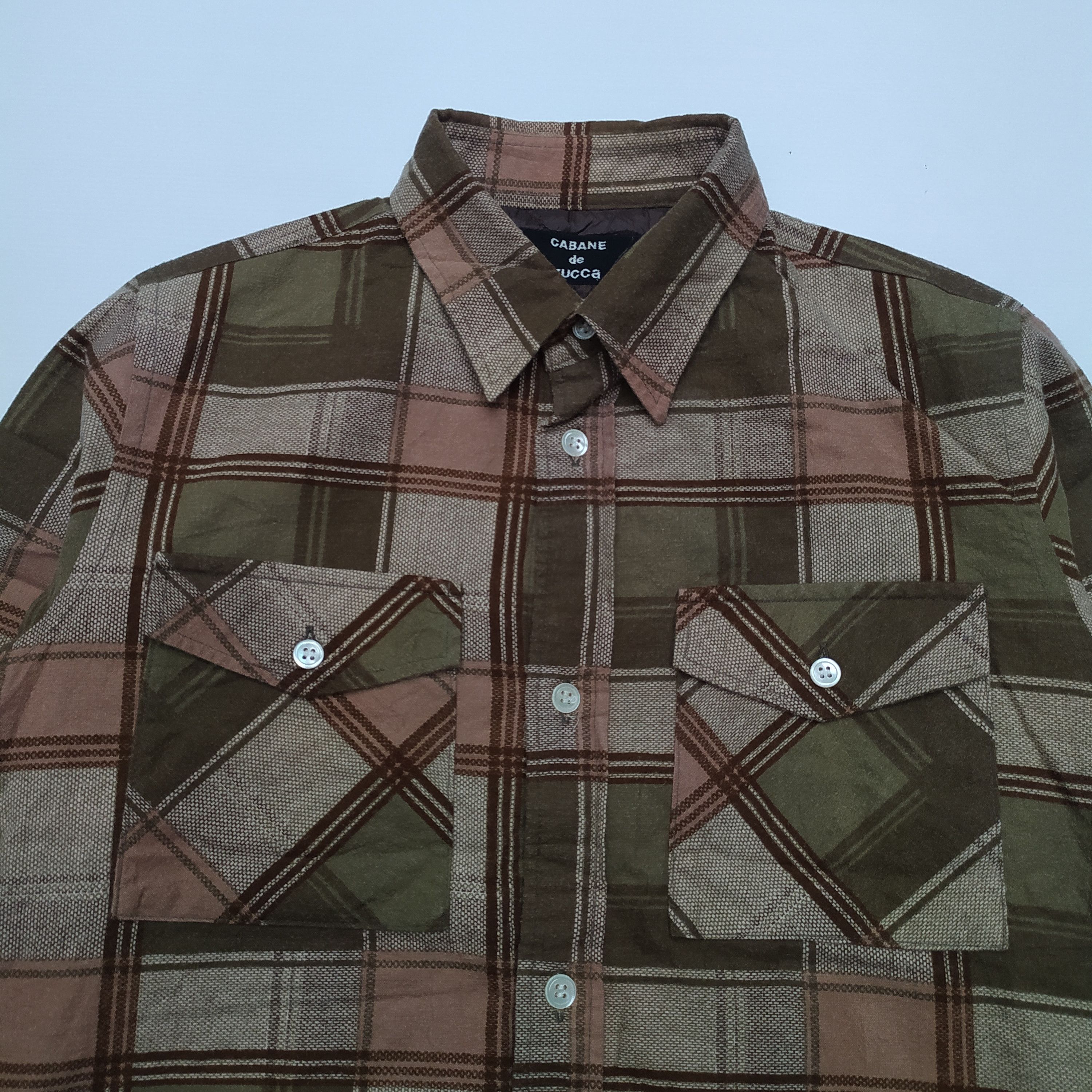 CABANE de ZUCCa Cabane de zucca plaid button shirt Size US S / EU 44-46 / 1 - 2 Thumbnail