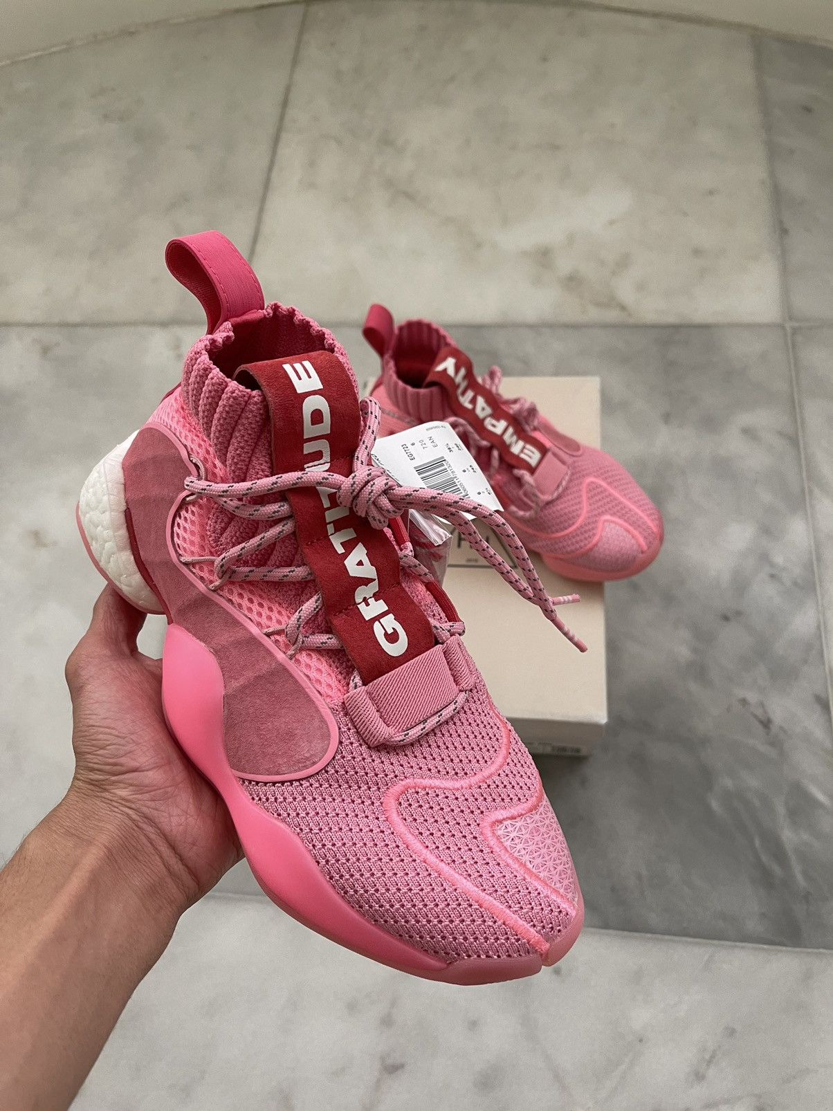 Adidas Pharrell x Crazy BYW X Hyper Pink 2019 Size US 6.5 / EU 39-40 - 1 Preview