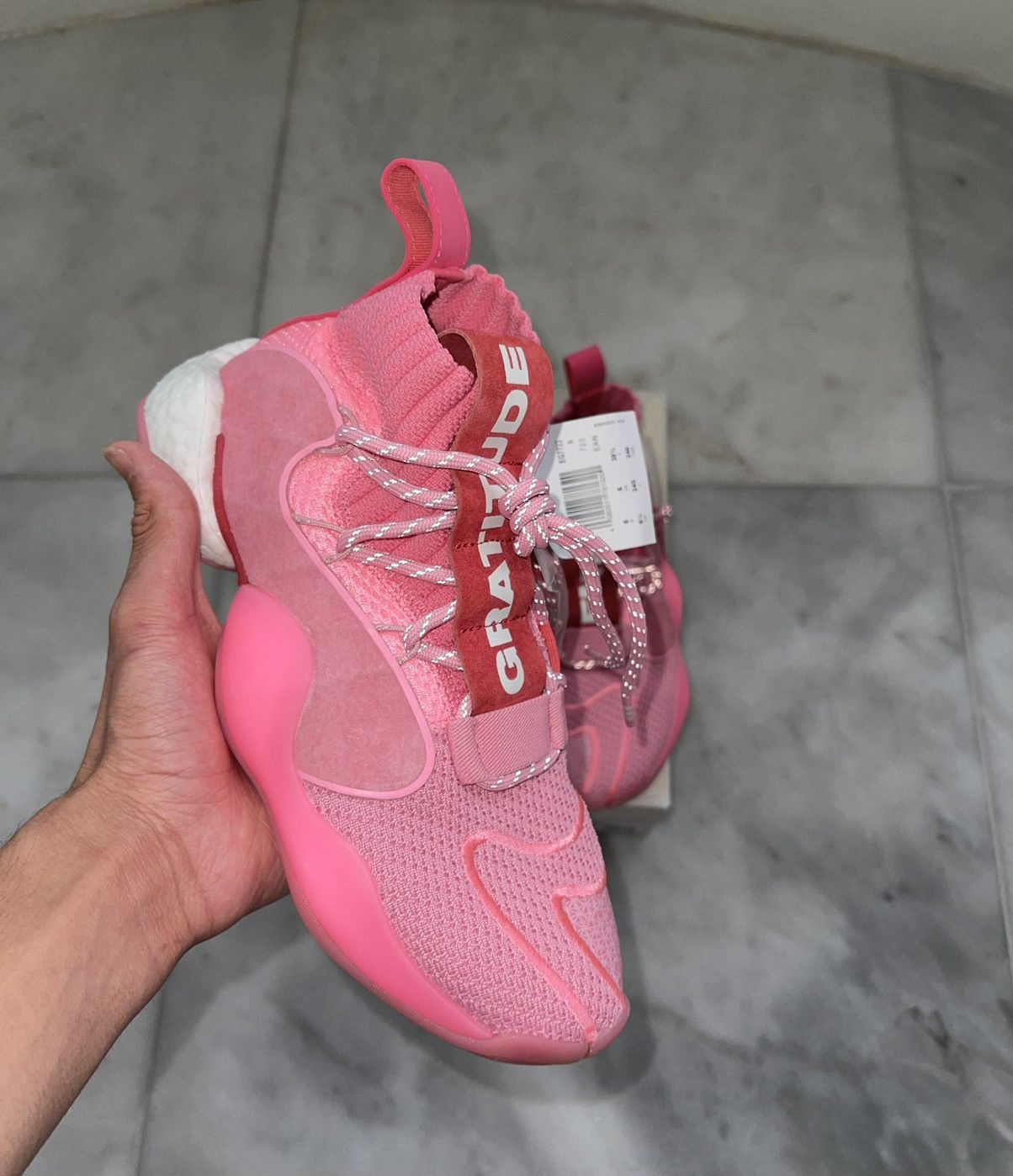 Adidas Pharrell x Crazy BYW X Hyper Pink 2019 Size US 6.5 / EU 39-40 - 5 Thumbnail
