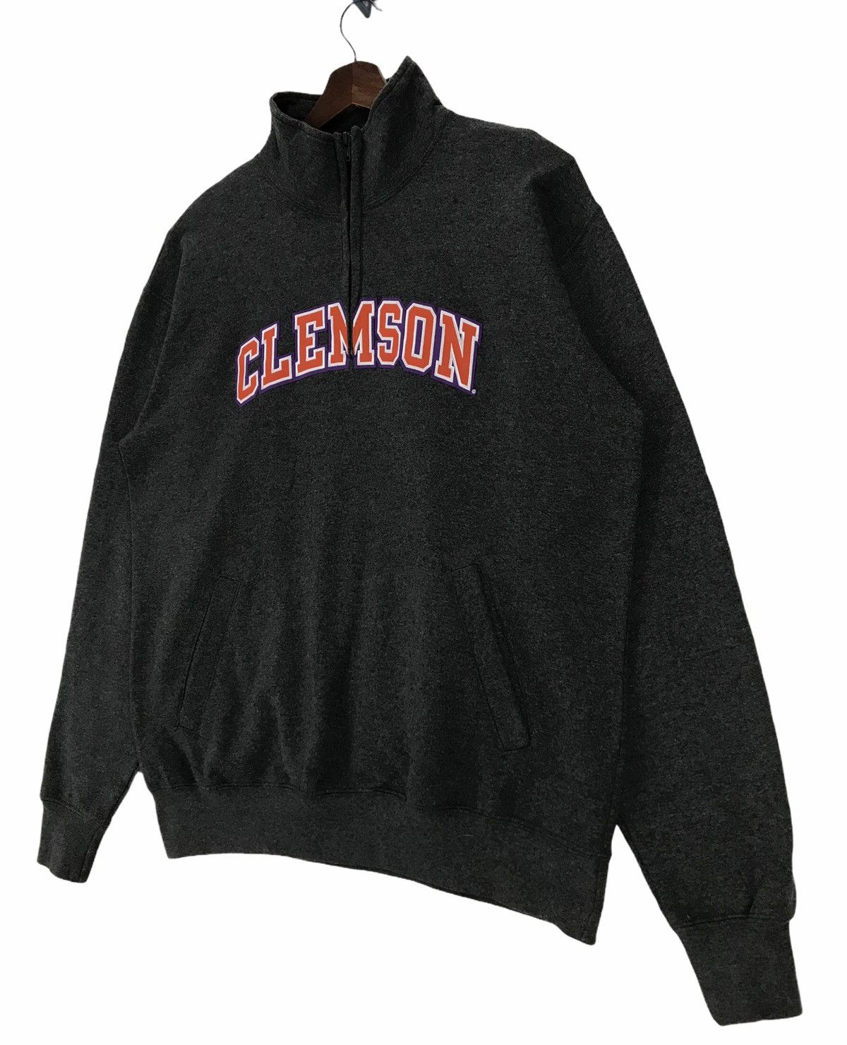 Vintage Vintage Clemson Tigers Football Sweatshirt Champion. Size US L / EU 52-54 / 3 - 2 Thumbnail