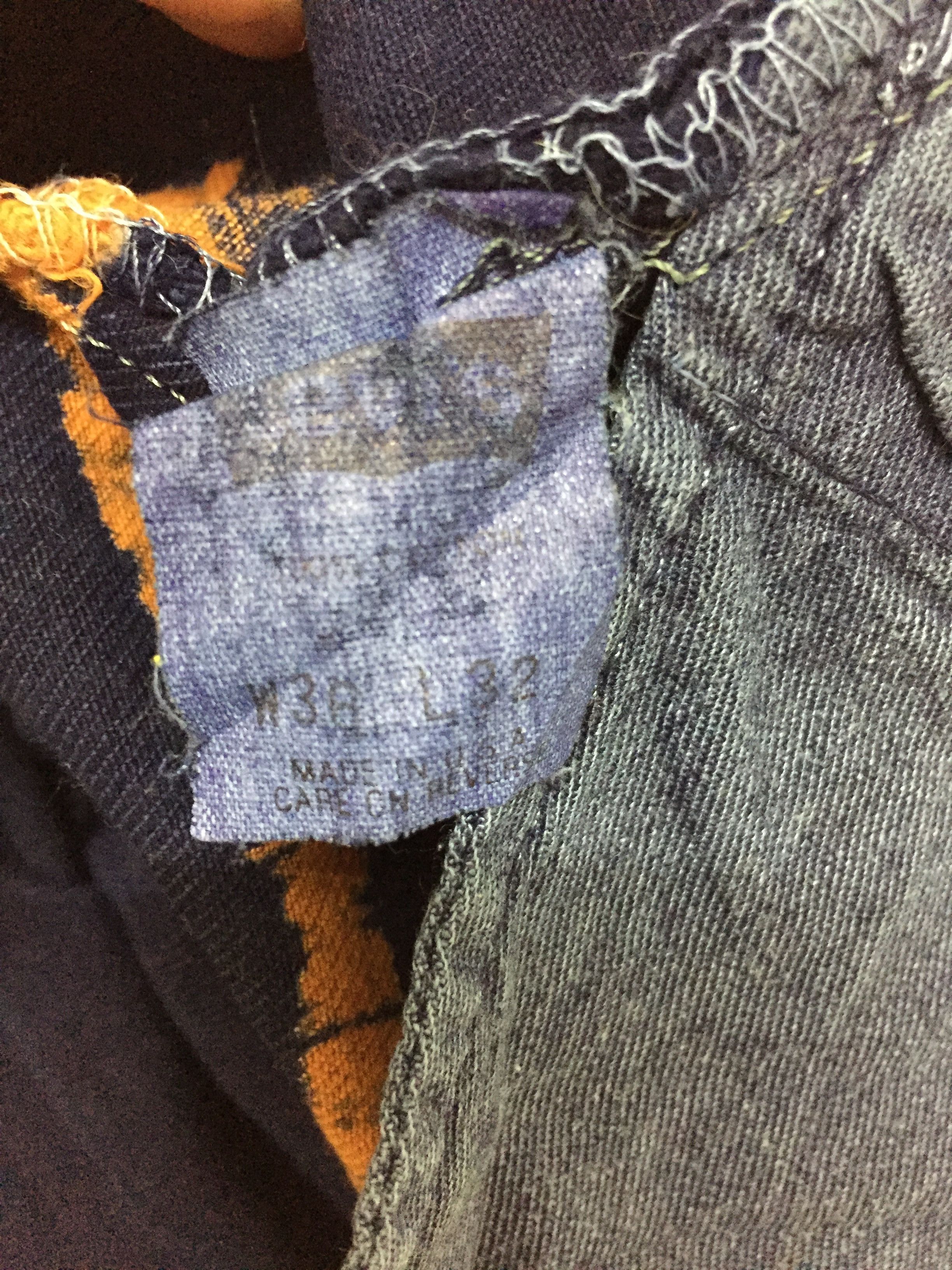 Levi's Vintage Clothing 90's 501 Jungle Snake Tie Dye denim Made in USA Size US 34 / EU 50 - 9 Thumbnail