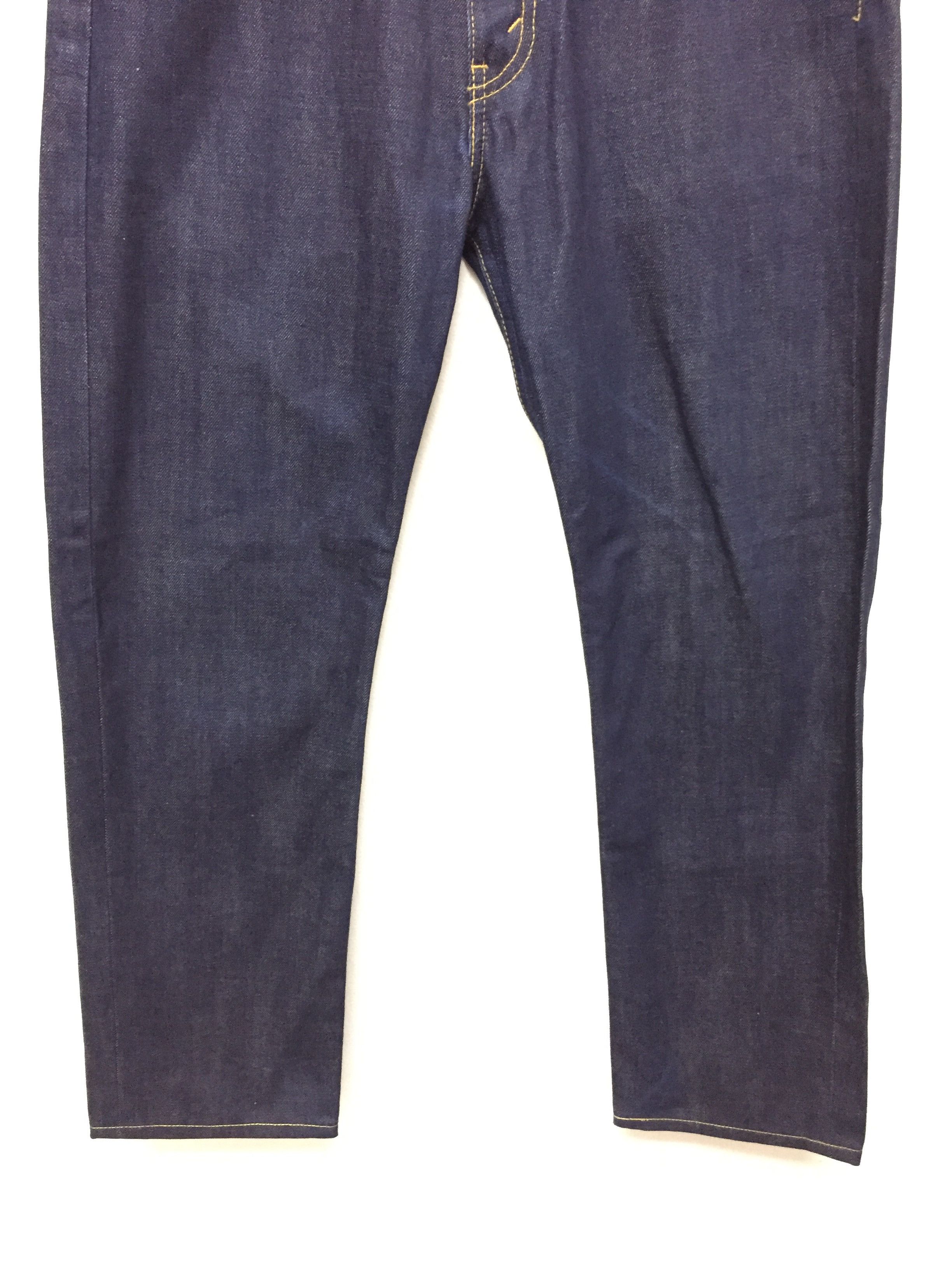Comme des Garcons AD02 Junya Watanabe 56 Numeric printing Indigo denim Size US 33 - 6 Thumbnail
