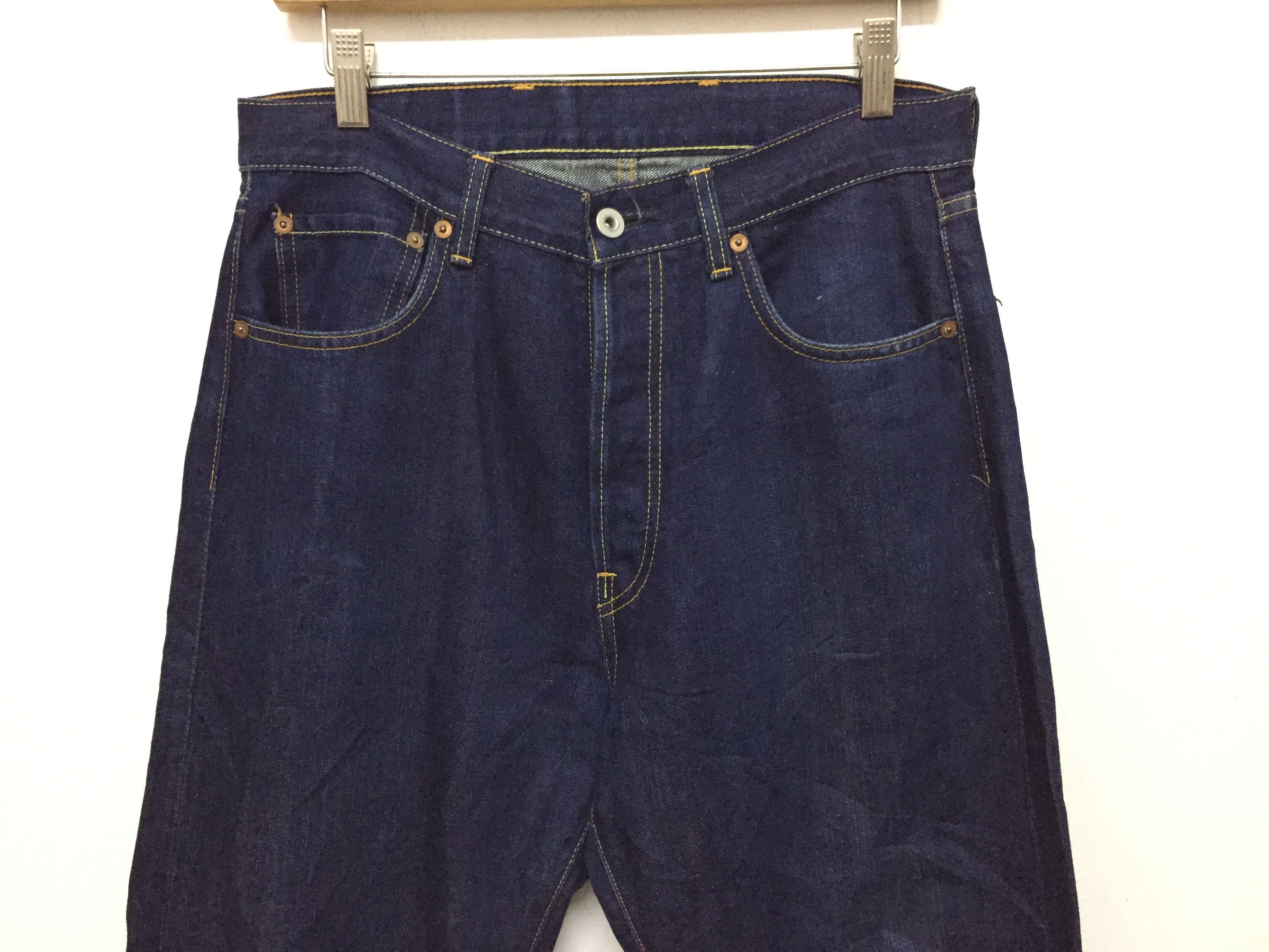 Futura Vtg FUTURA indigo Logo denim Size US 31 - 6 Thumbnail