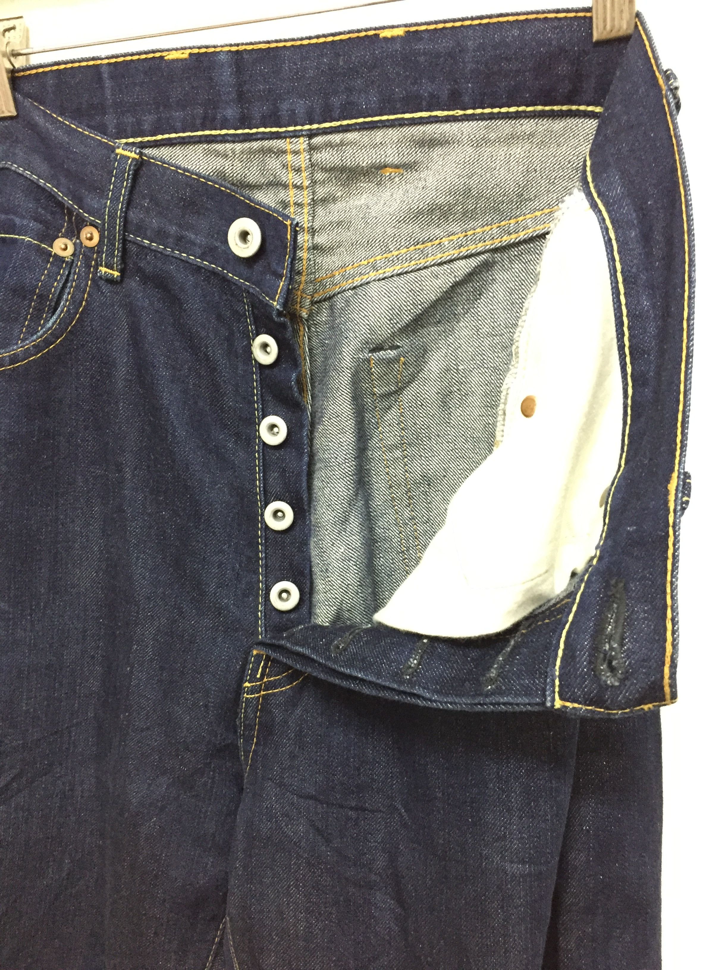 Futura Vtg FUTURA indigo Logo denim Size US 31 - 8 Thumbnail