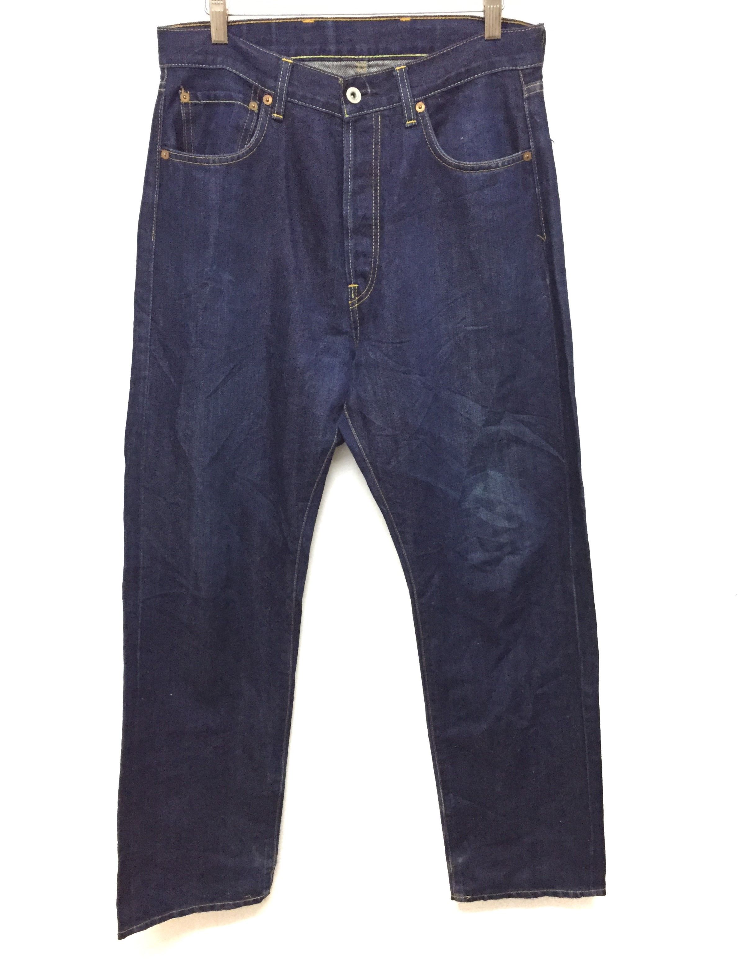 Futura Vtg FUTURA indigo Logo denim Size US 31 - 5 Thumbnail