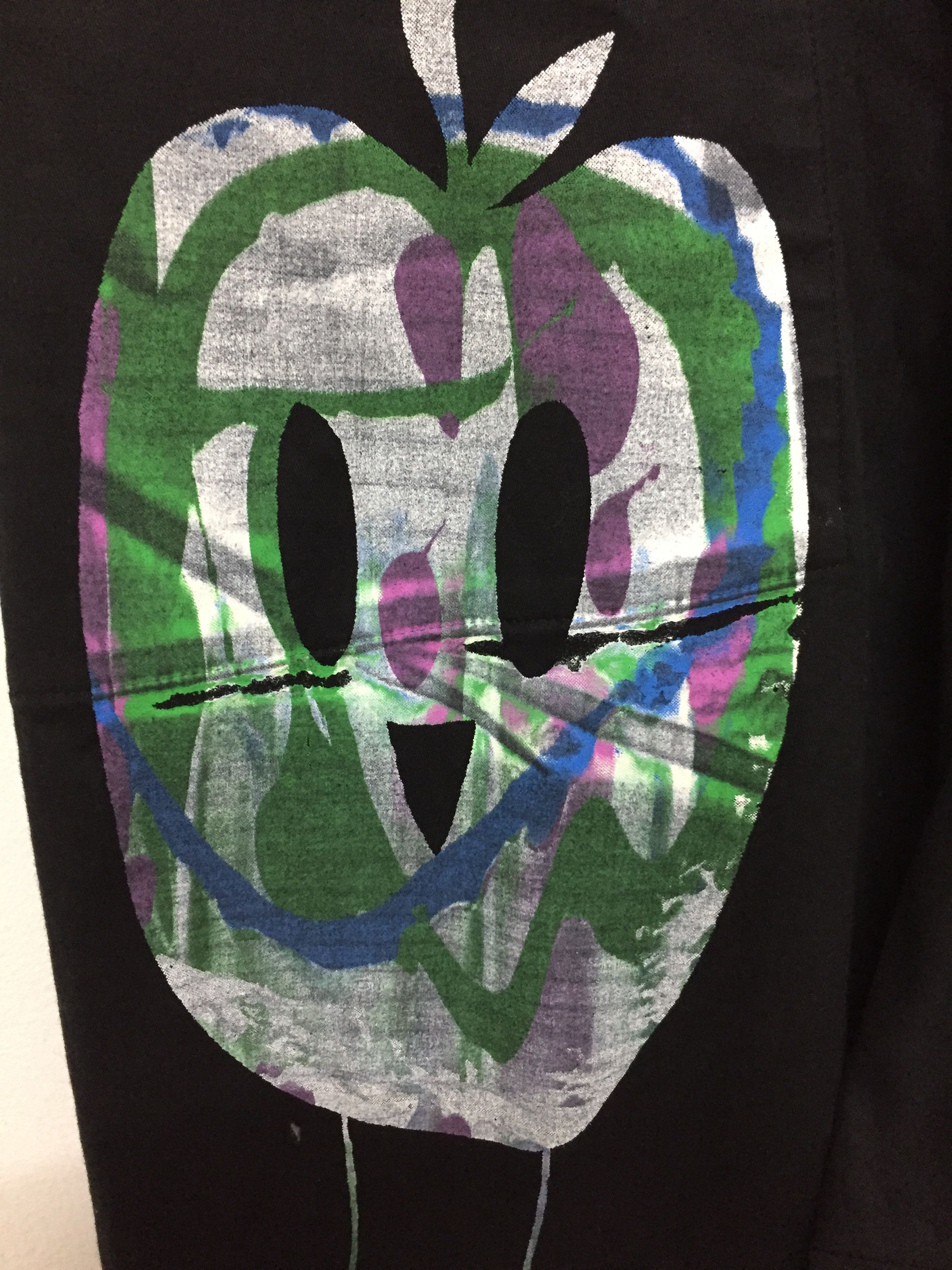 Y's for Men × Yohji Yamamoto AW00 Pour Homme drop crotch sarouel Apple smile painting Size US 31 - 4 Thumbnail