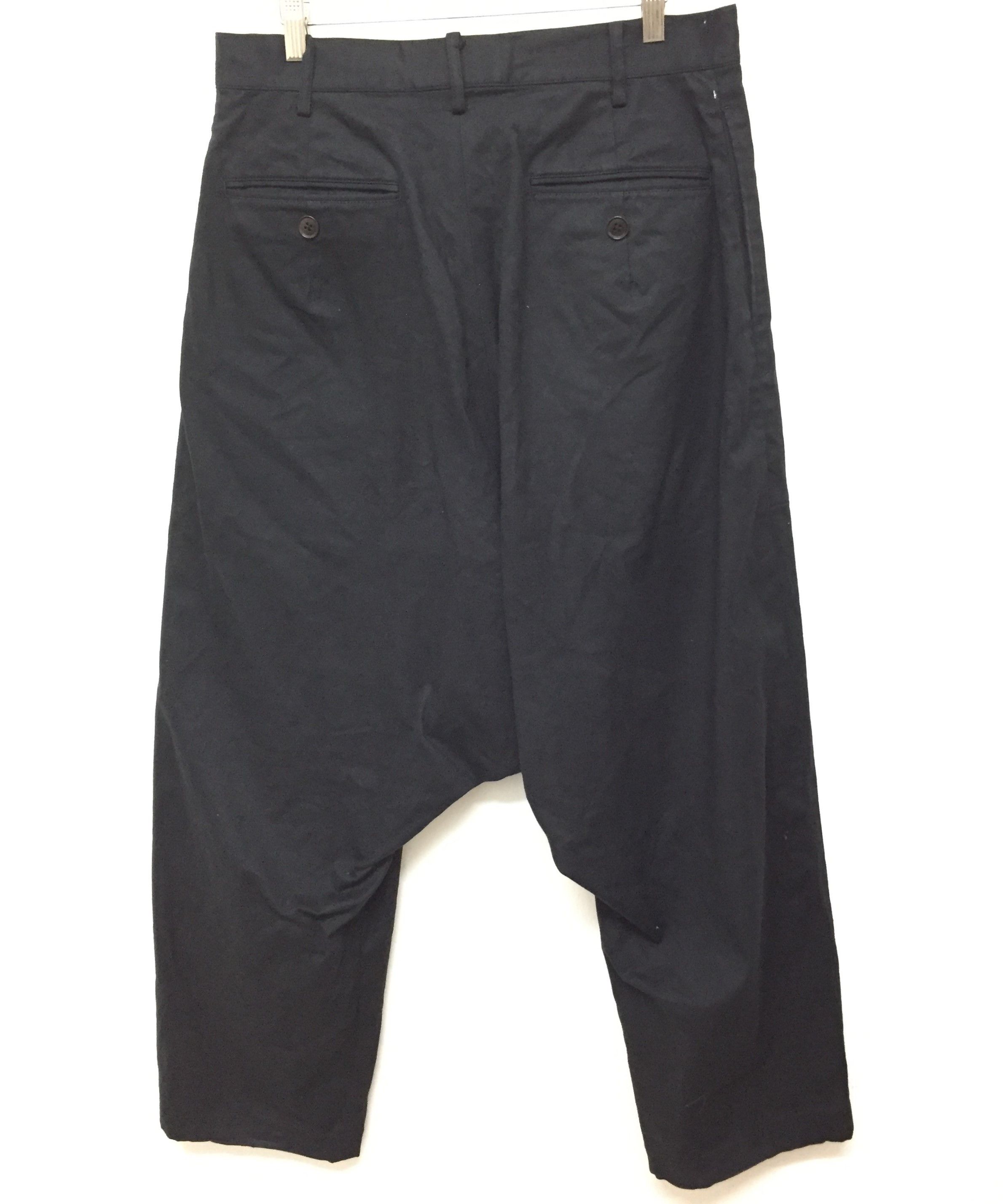 Y's for Men × Yohji Yamamoto AW00 Pour Homme drop crotch sarouel Apple smile painting Size US 31 - 6 Thumbnail