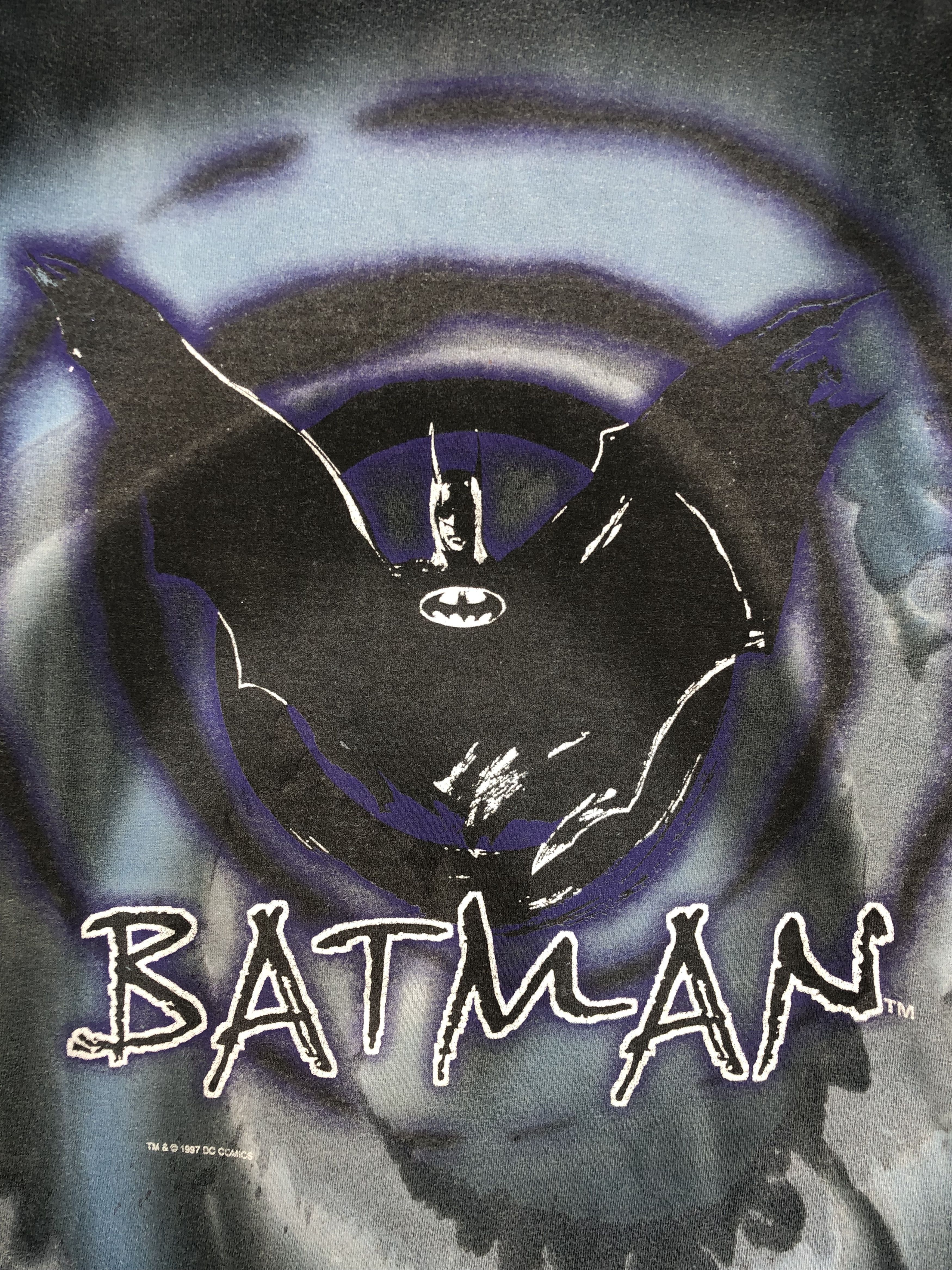 DC Comics Vintage 1997 Batman tie dye (Spider-man X-men Silver Surfer Size US M / EU 48-50 / 2 - 5 Thumbnail