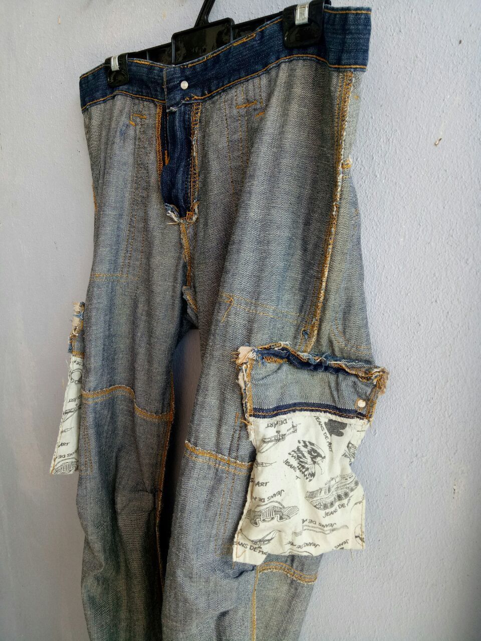 Japanese Brand JEANS DE ART denim jean bushpants Multipocket Size 32 Size US 32 / EU 48 - 10 Thumbnail