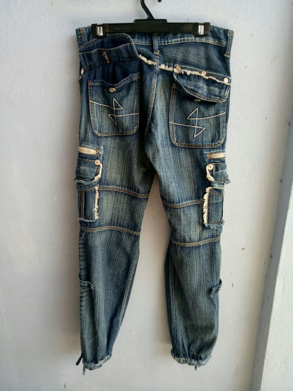 Japanese Brand JEANS DE ART denim jean bushpants Multipocket Size 32 Size US 32 / EU 48 - 3 Thumbnail