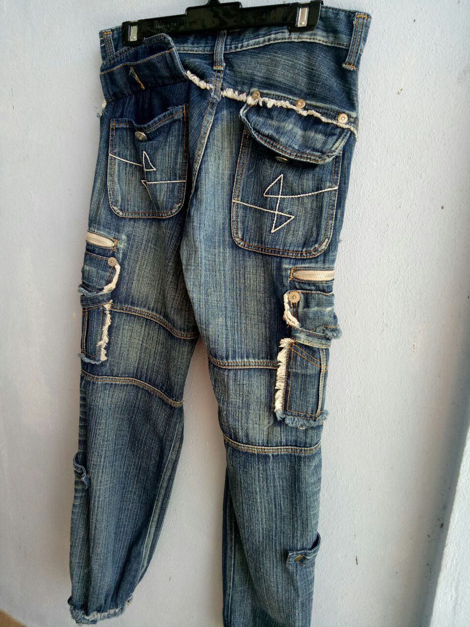 Japanese Brand JEANS DE ART denim jean bushpants Multipocket Size 32 Size US 32 / EU 48 - 5 Thumbnail