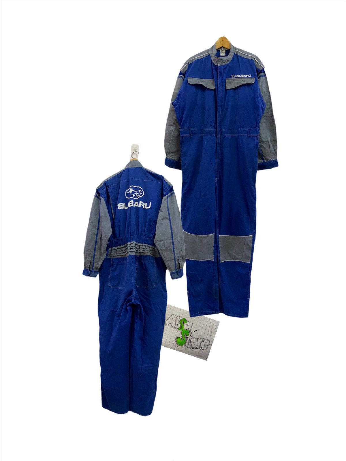 Japanese Brand × Sports Specialties SUBARU RALLY COVERALL WORKER SHIRT Size US 40 / EU 56 - 1 Thumbnail