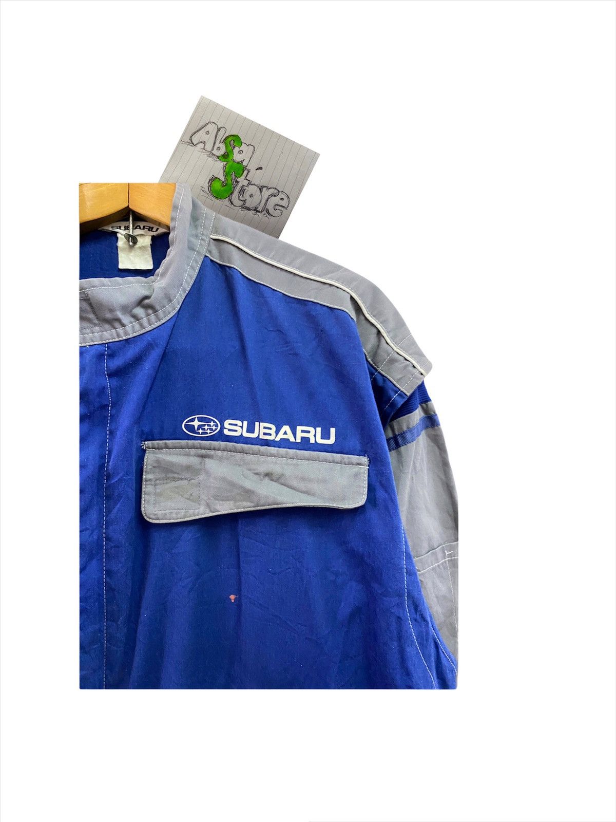 Japanese Brand × Sports Specialties SUBARU RALLY COVERALL WORKER SHIRT Size US 40 / EU 56 - 6 Thumbnail