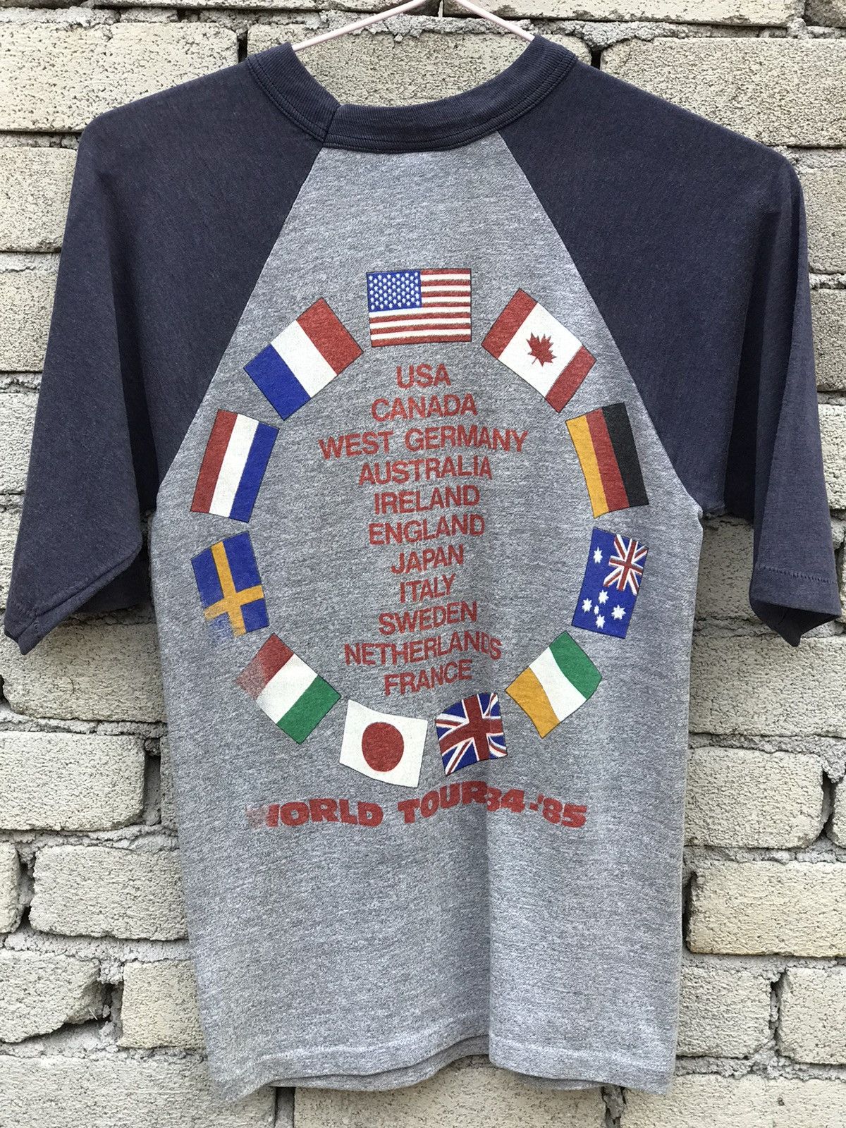 Band Tees Bruce Springteen World Tour 84/85 Size US S / EU 44-46 / 1 - 2 Thumbnail