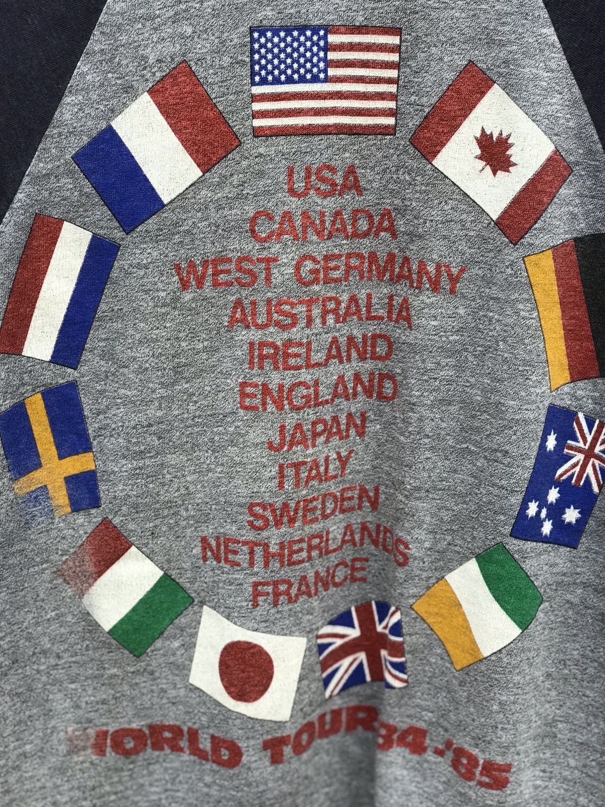 Band Tees Bruce Springteen World Tour 84/85 Size US S / EU 44-46 / 1 - 6 Thumbnail