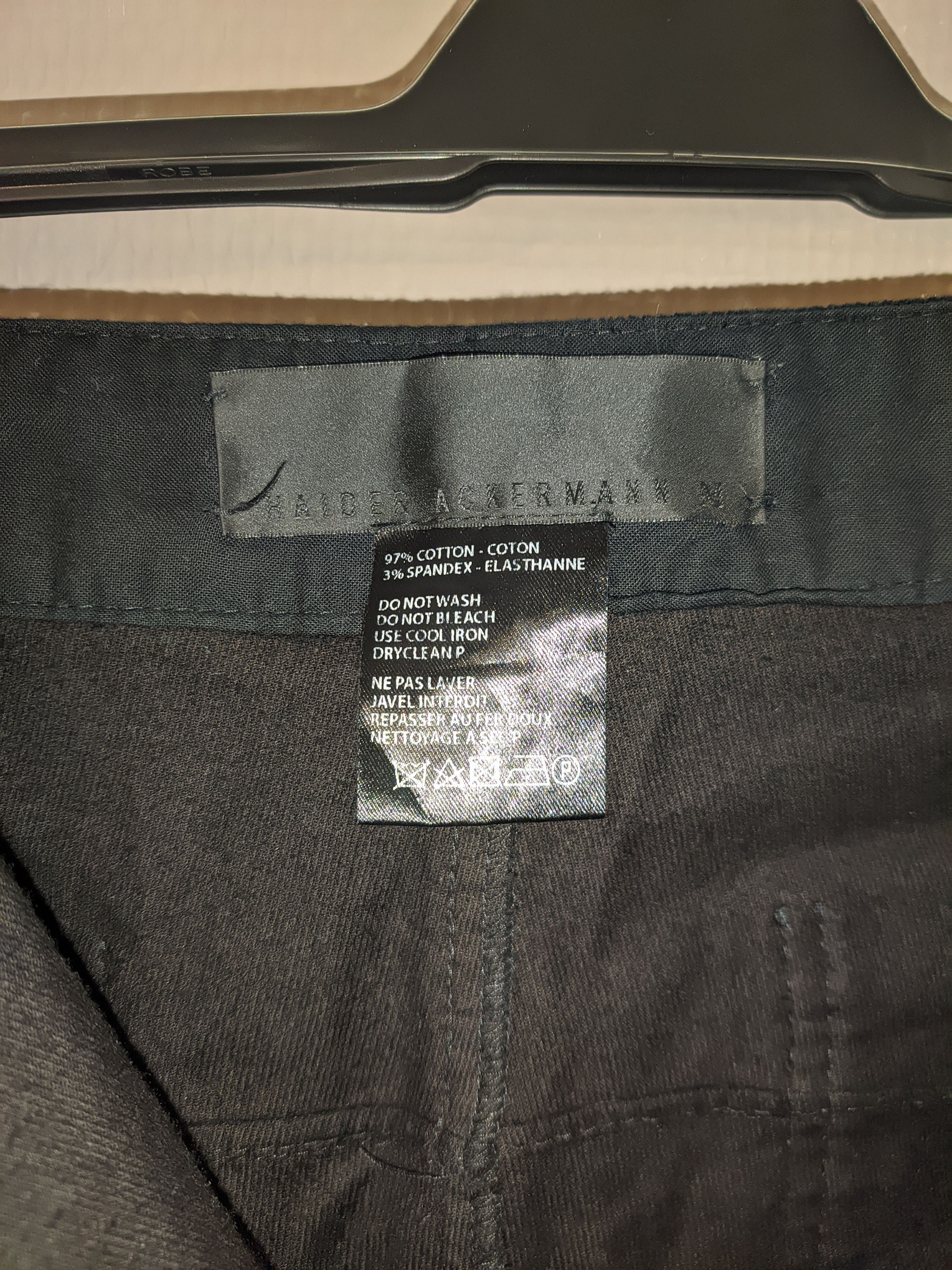 Haider Ackermann Haider Ackermann Black Velvet Goya Trousers Size US 32 / EU 48 - 7 Thumbnail