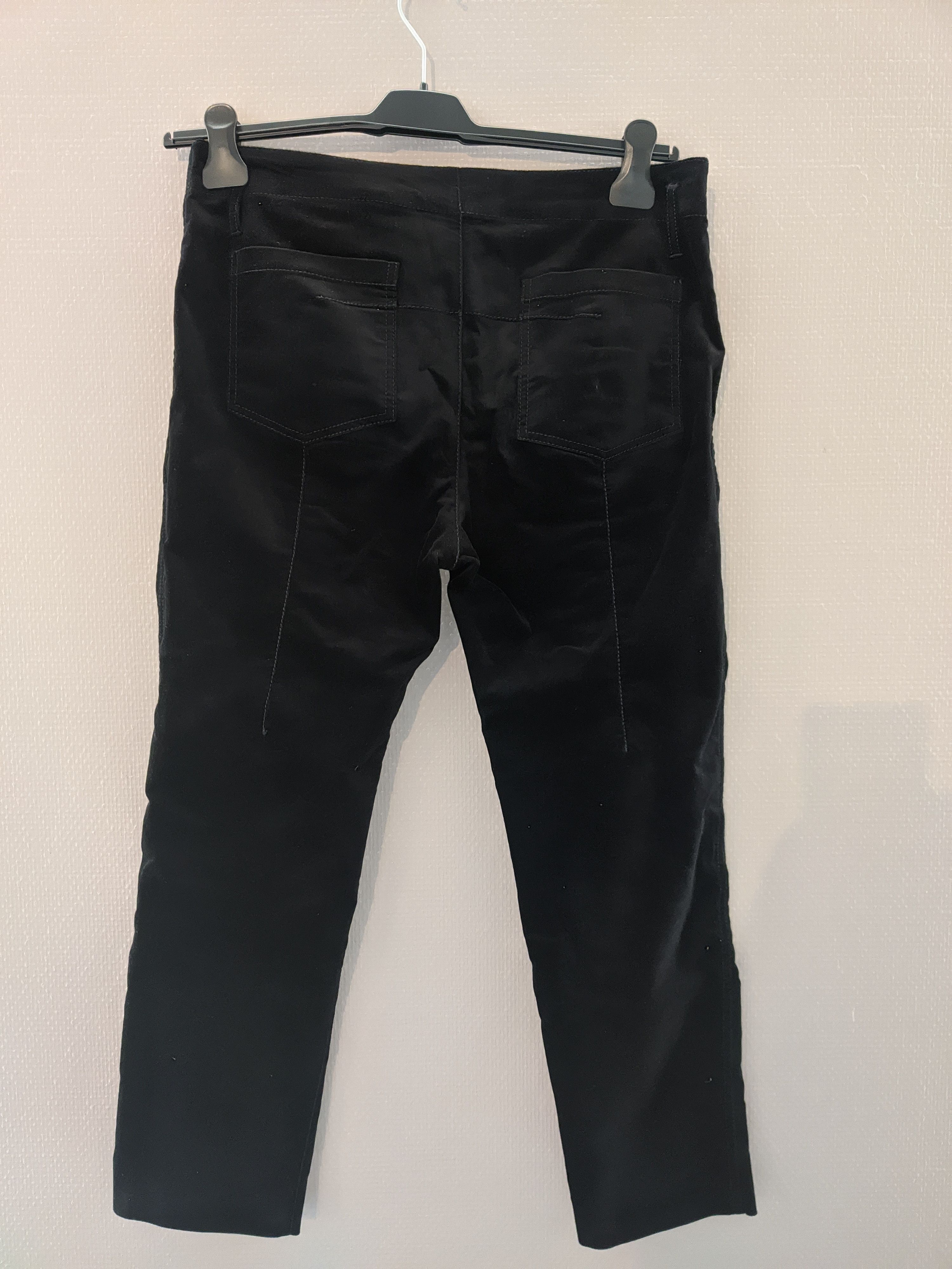 Haider Ackermann Haider Ackermann Black Velvet Goya Trousers Size US 32 / EU 48 - 4 Thumbnail