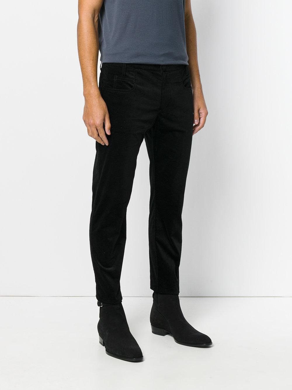 Haider Ackermann Haider Ackermann Black Velvet Goya Trousers Size US 32 / EU 48 - 1 Thumbnail