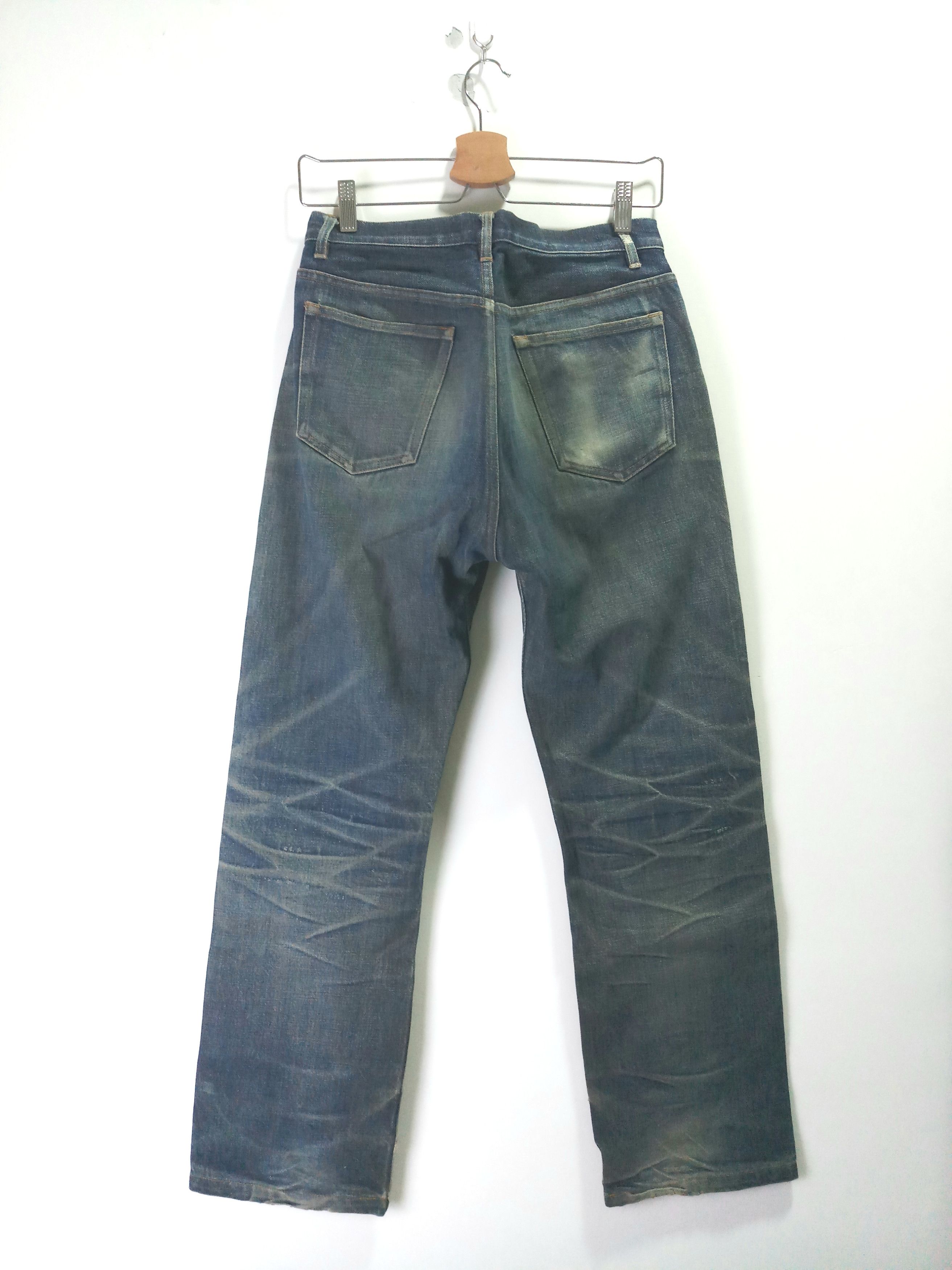 A.P.C. Distressed A.P.C. Bootleg Selvedge Denim Size US 28 / EU 44 - 2 Thumbnail