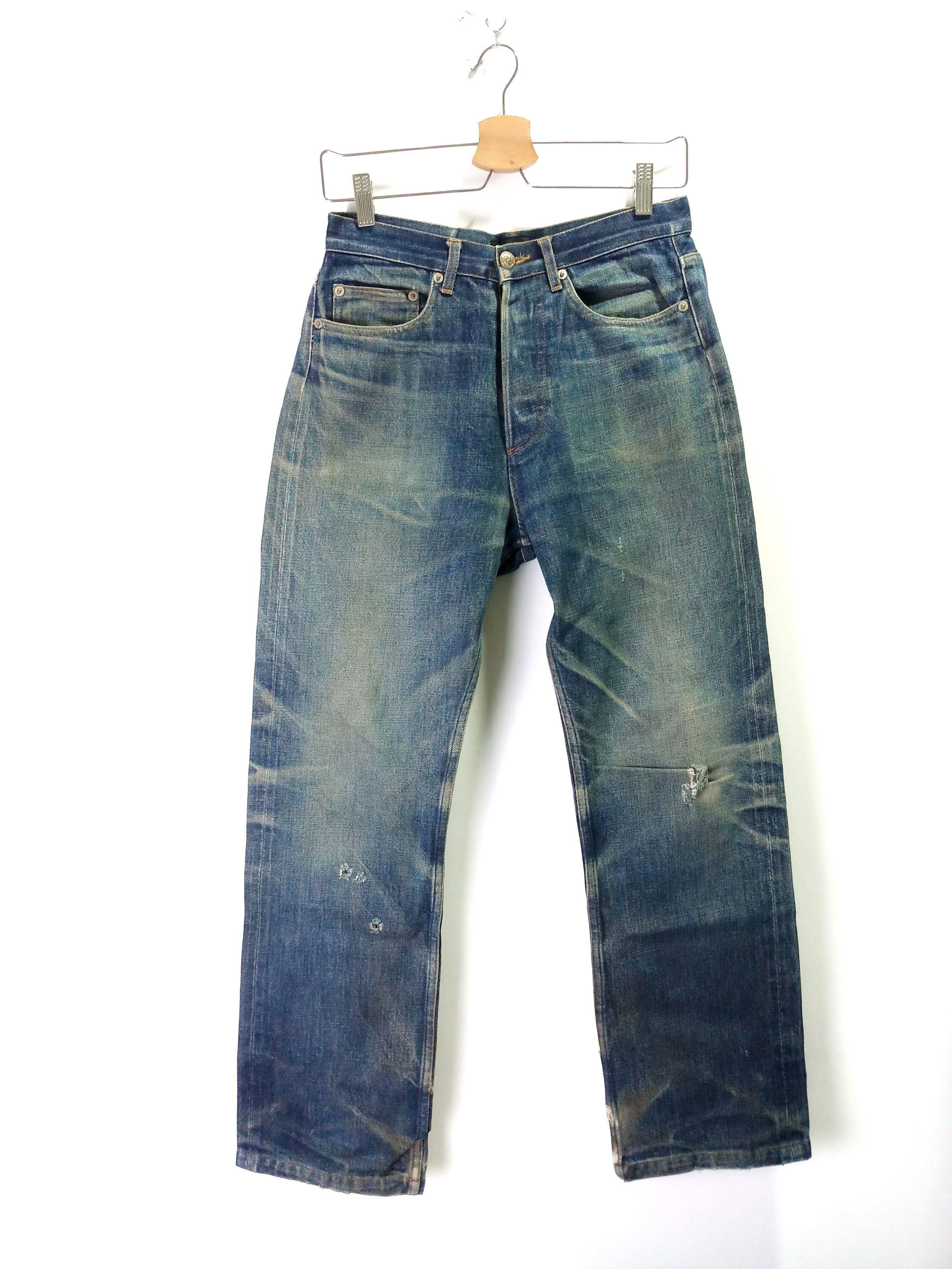 A.P.C. Distressed A.P.C. Bootleg Selvedge Denim Size US 28 / EU 44 - 1 Thumbnail