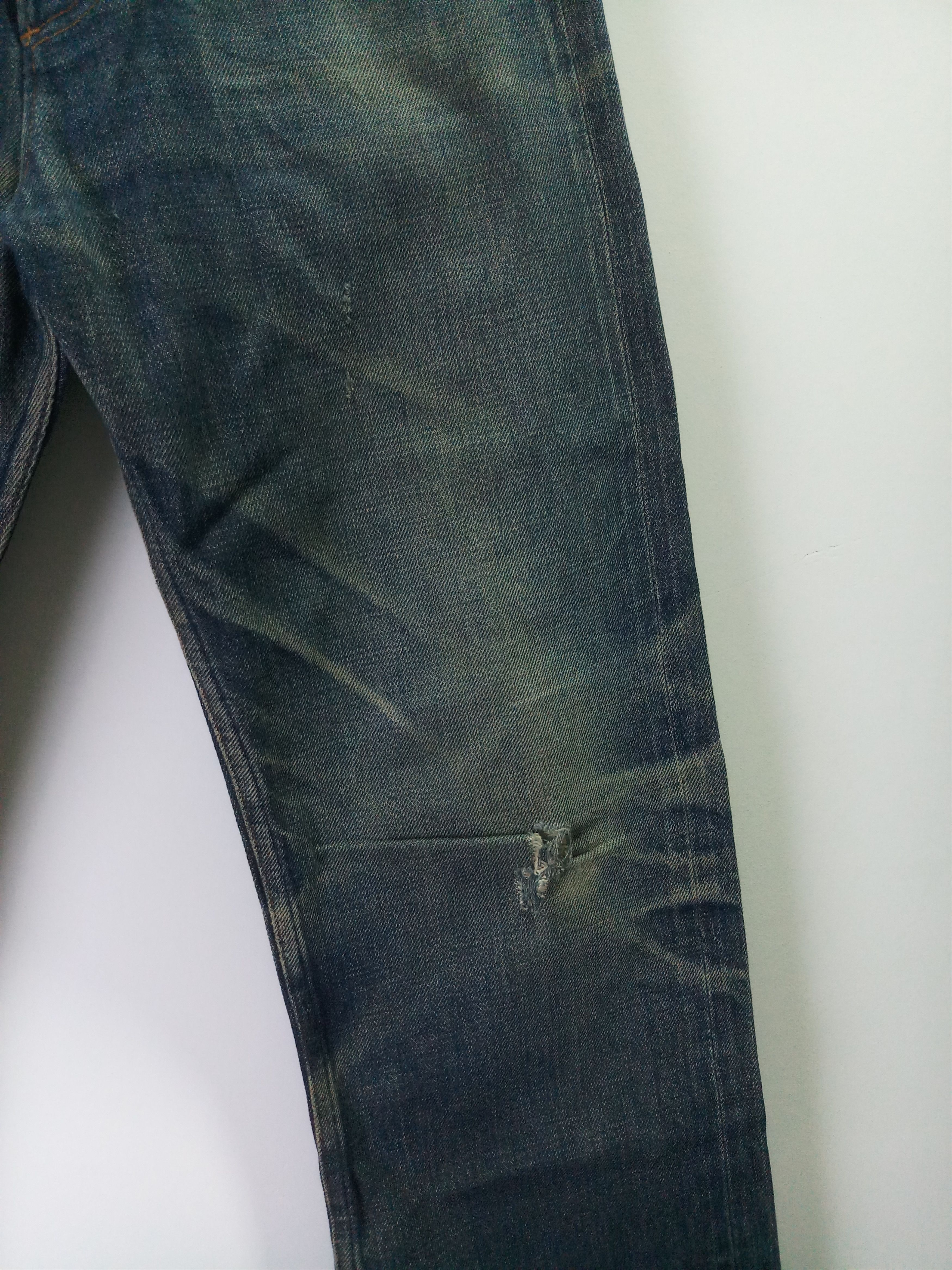A.P.C. Distressed A.P.C. Bootleg Selvedge Denim Size US 28 / EU 44 - 5 Thumbnail