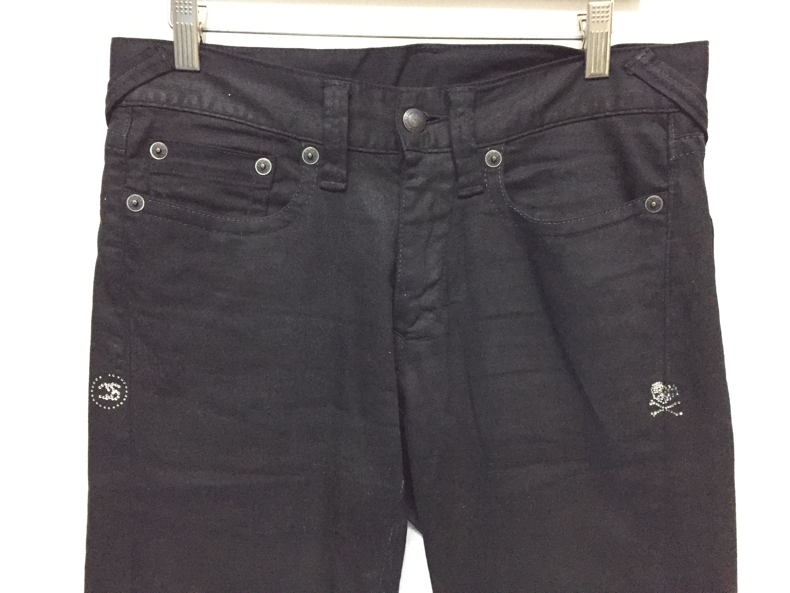 FranCisT MOR.K.S Francist Mor.K.S Skull and love tencel wax pants Size US 30 / EU 46 - 3 Thumbnail